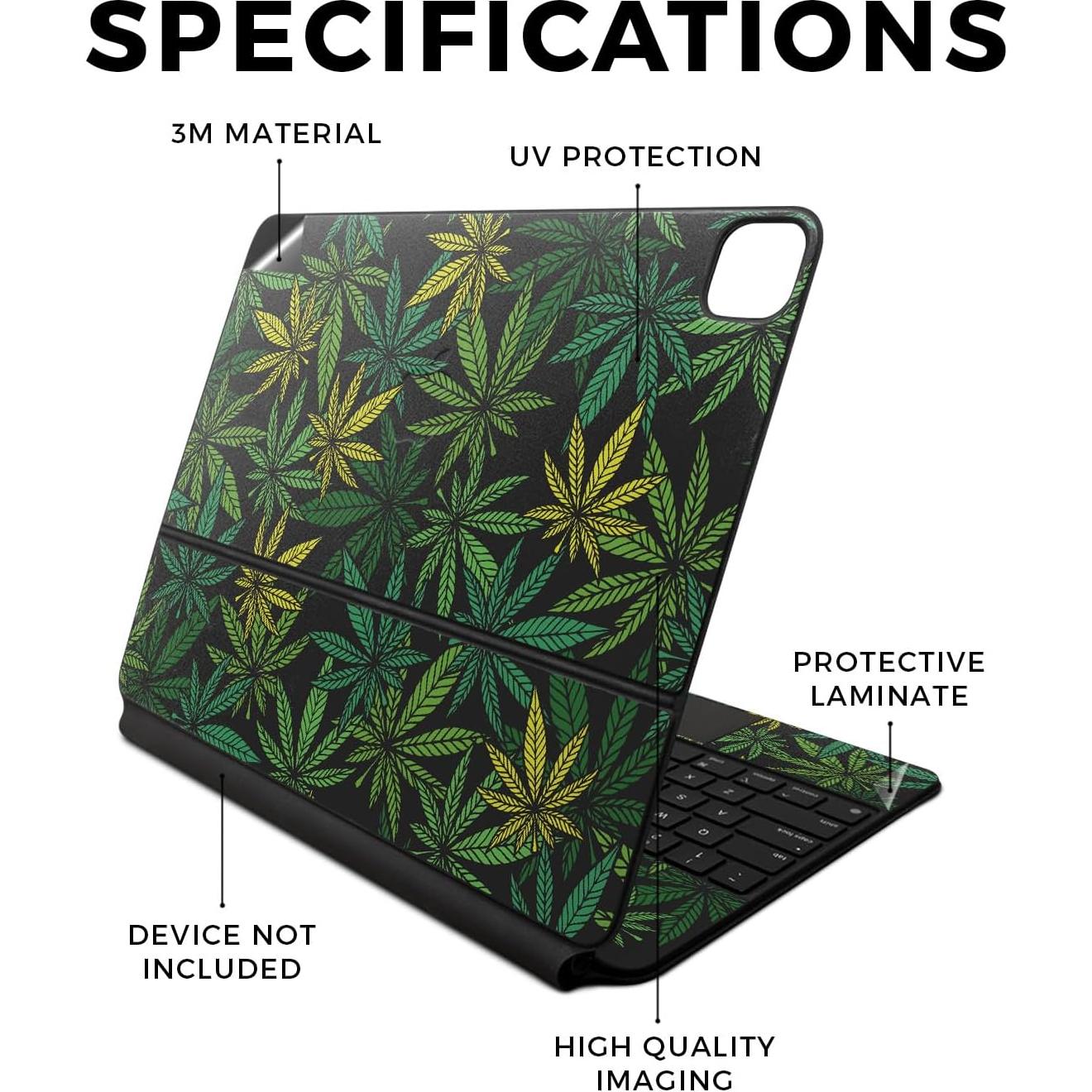 Funda Vinilo 3M para Apple Magic Keyboard iPad Air 13" 2024 - Cultura Cannábica