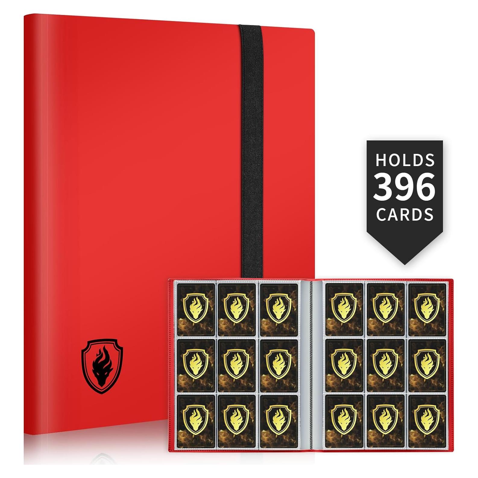 Álbum de Cartas Fabmaker 396 Pocket Carga Lateral Rojo