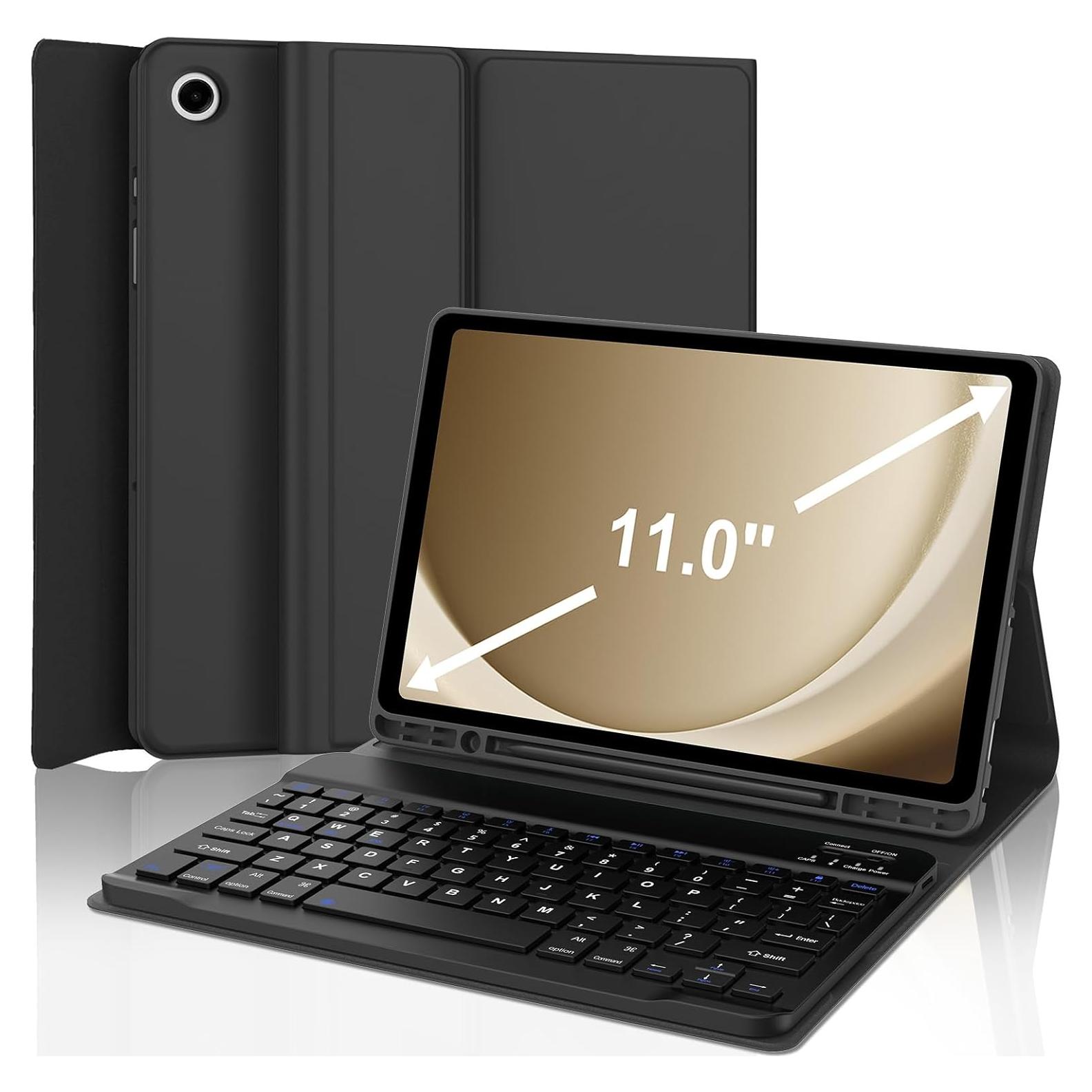 Funda Inteligente con Teclado Samsung Galaxy Tab A9+ 11" Negra