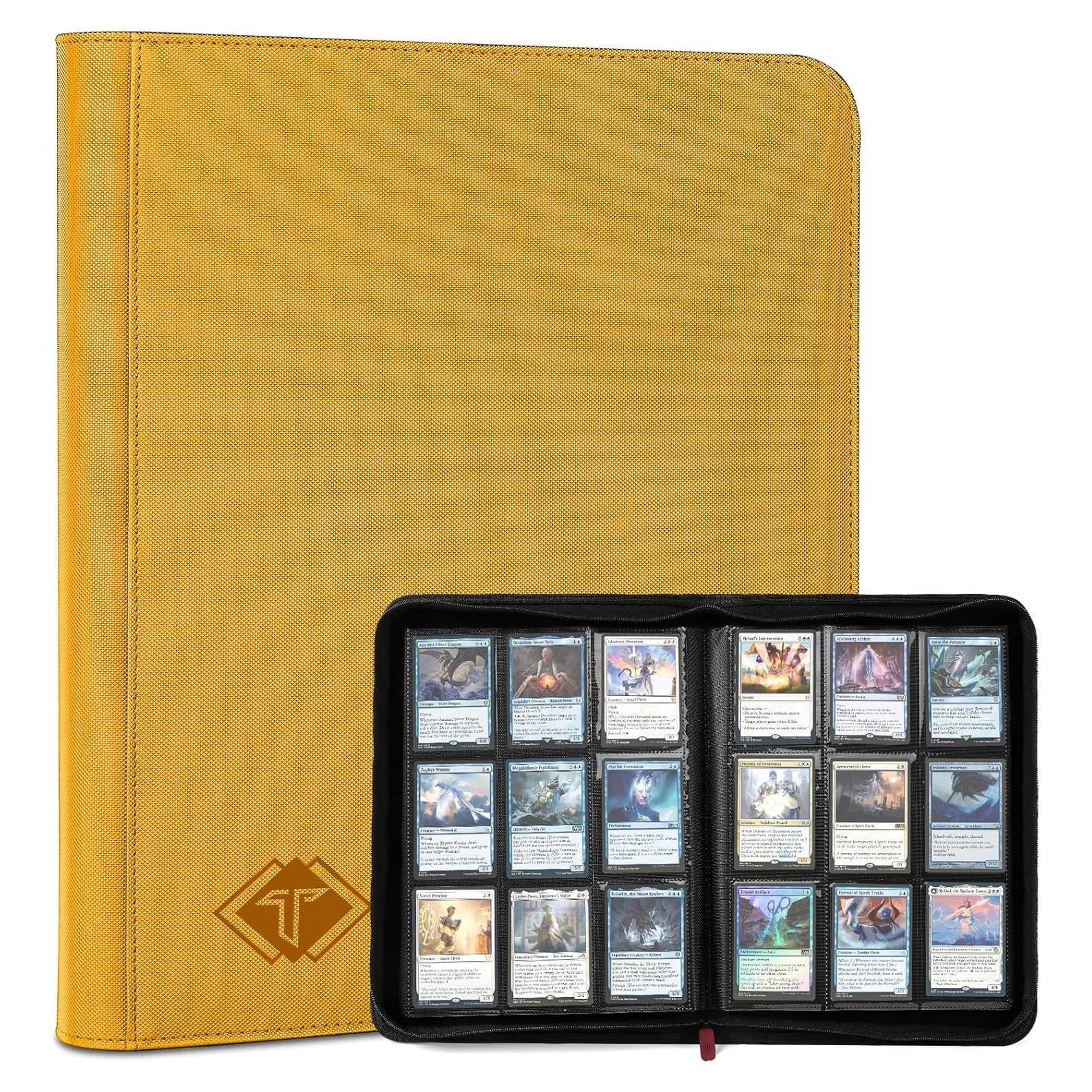 Carpeta de Tarjetas TiopLior 432 Bolsillos Amarillo