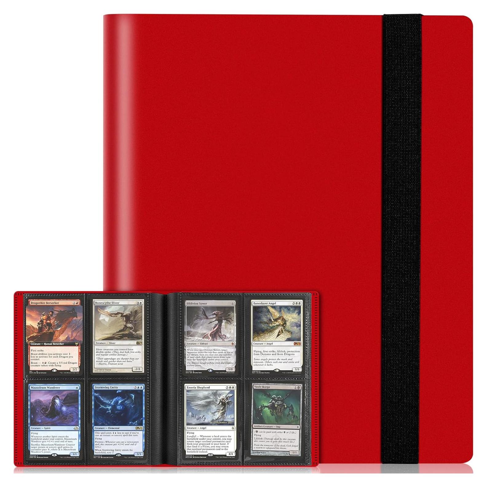 Carpeta de Tarjetas TiopLior 160 Bolsillos Rojo