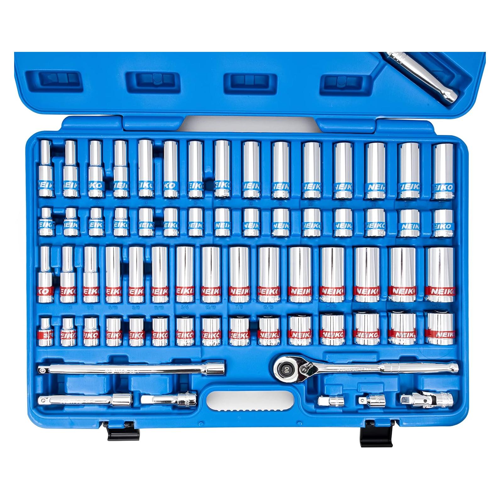 Juego de Herramientas Mecánicas NEIKO 68 Piezas 1/2" Drive