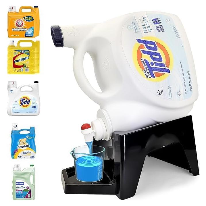 Soporte para Detergente de Lavandería Skywin con Bandeja Negra