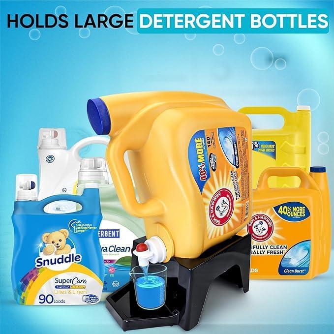 Soporte para Detergente de Lavandería Skywin con Bandeja Negra