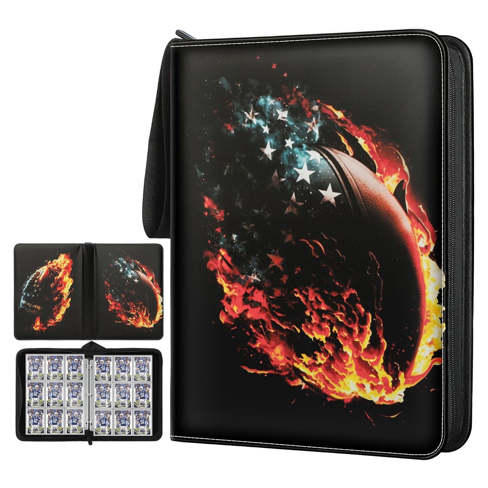 Carpeta de Fundas para Tarjetas TCGUARD 900 Bolsillos Fútbol