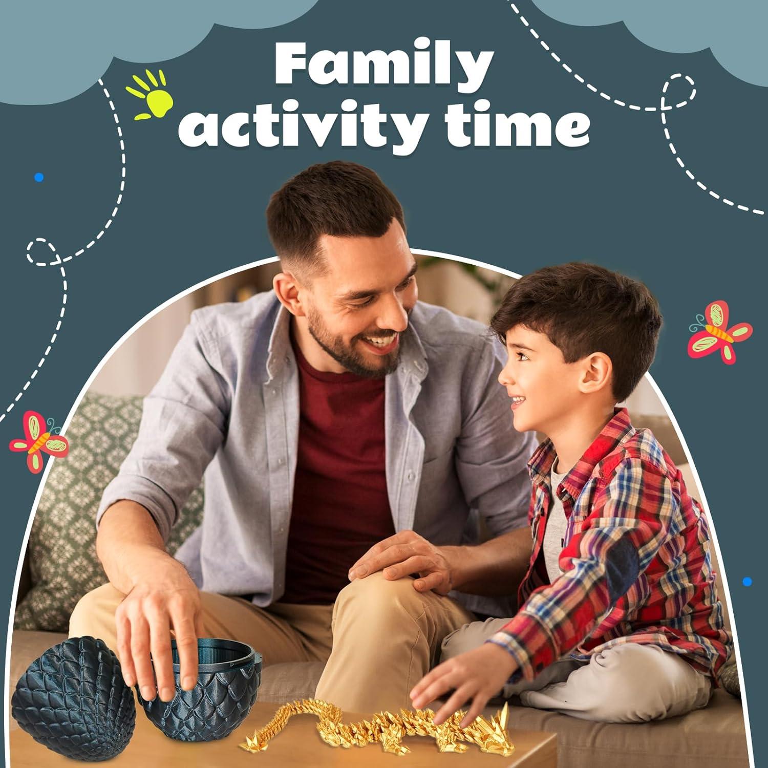 Huevos de Dragón Cinderwing3D Articulados 12 cm Decorativos