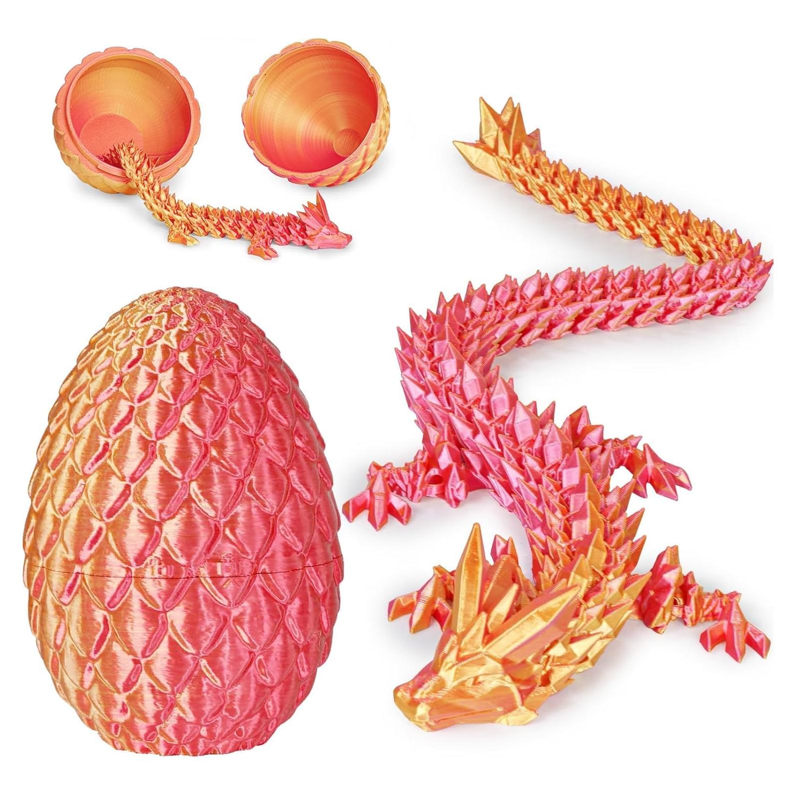 Huevos de Dragón 3D Cinderwing - Juguetes Articulados 12,7 cm