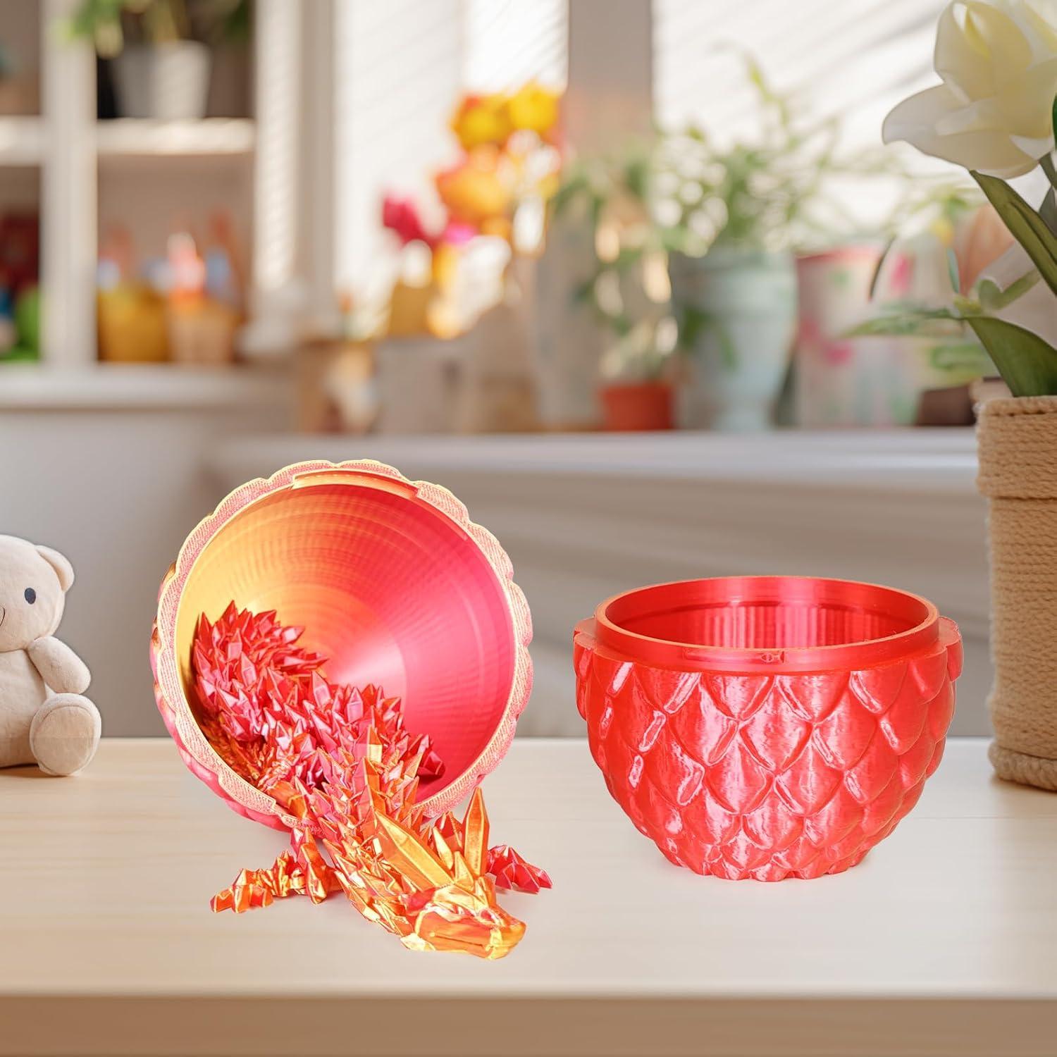 Huevos de Dragón 3D Cinderwing - Juguetes Articulados 12,7 cm