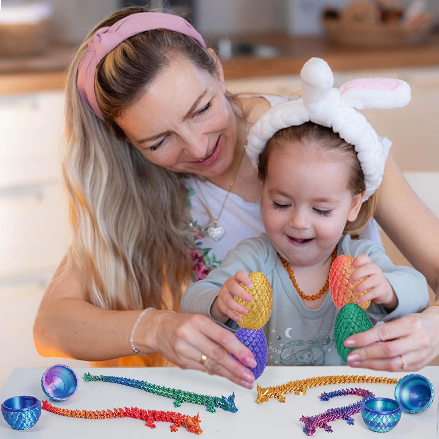 Huevos de Dragón Articulados Cinderwing3D 9.91 cm Azul