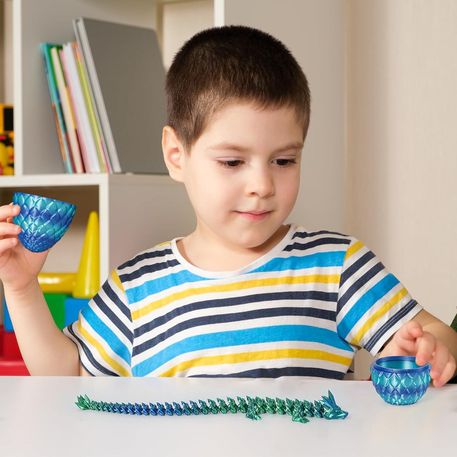 Huevos de Dragón Articulados Cinderwing3D 9.91 cm Azul