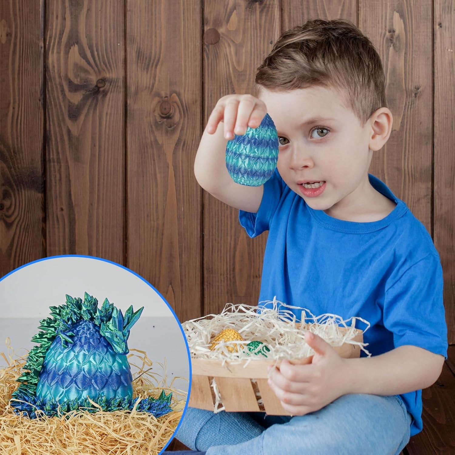 Huevos de Dragón Articulados Cinderwing3D 9.91 cm Azul