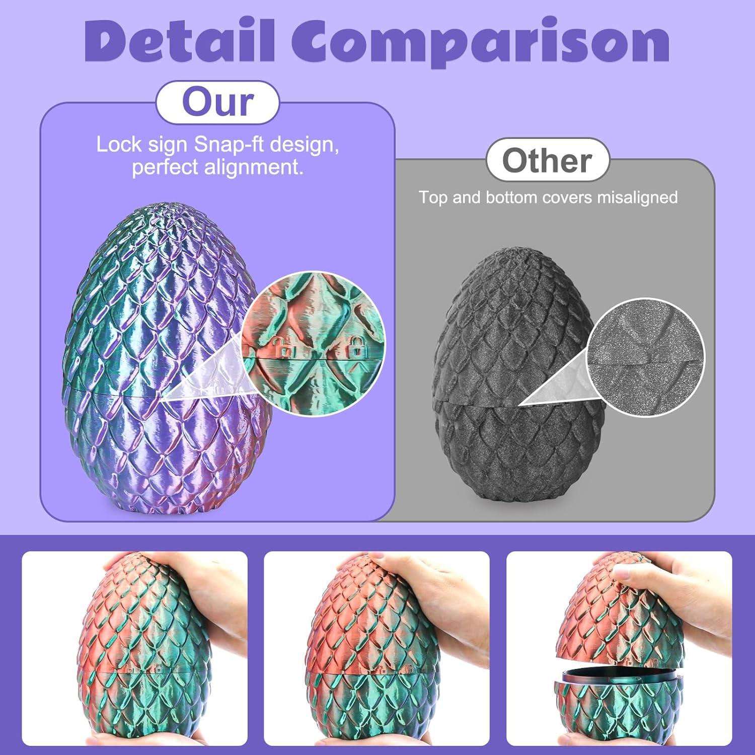 Huevos de Dragón 3D Cinderwing - Juguetes Articulados