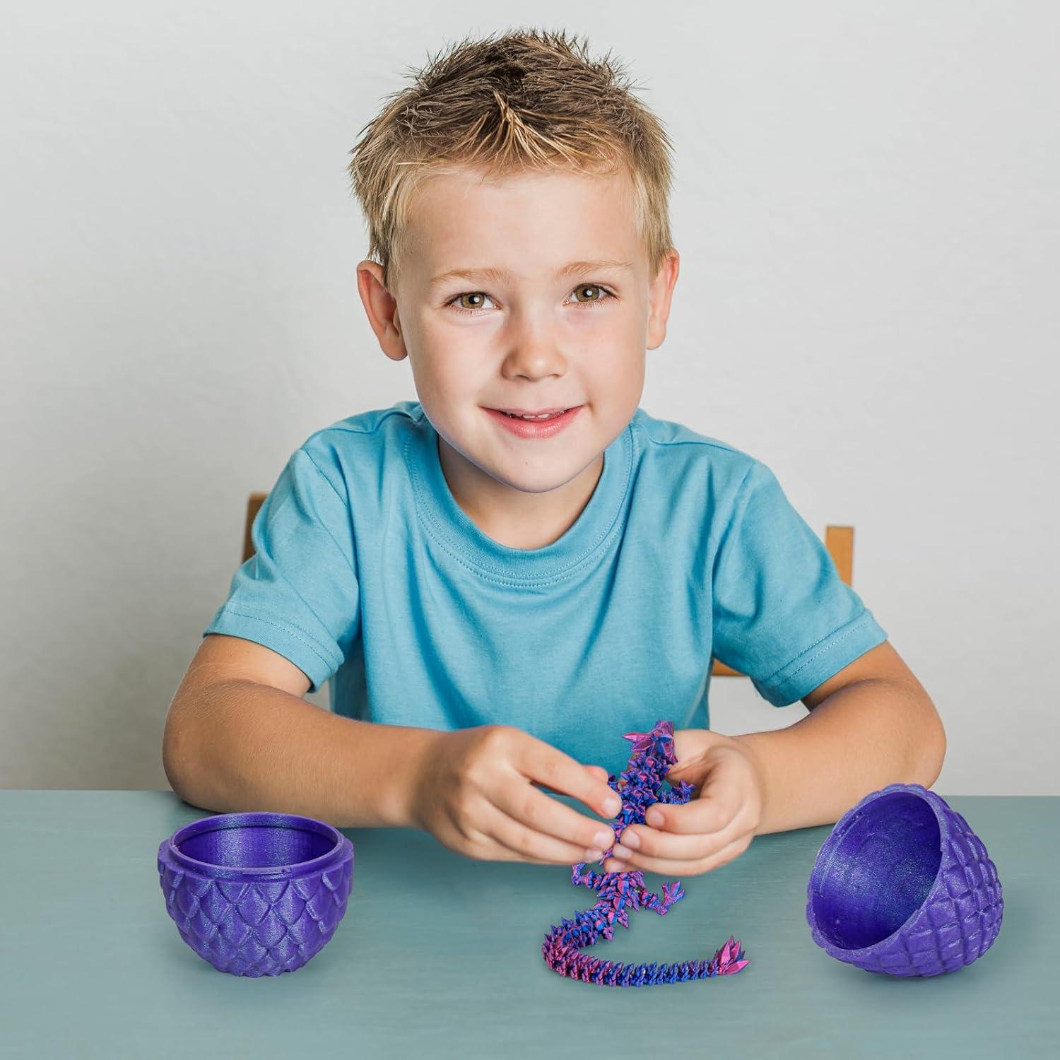 Huevos de Dragón 3D Cinderwing Talla M Púrpura Brillante