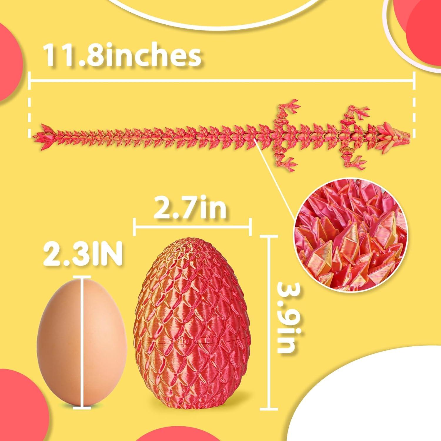 Huevos de Dragón Articulados Cinderwing3D - 9.91 cm