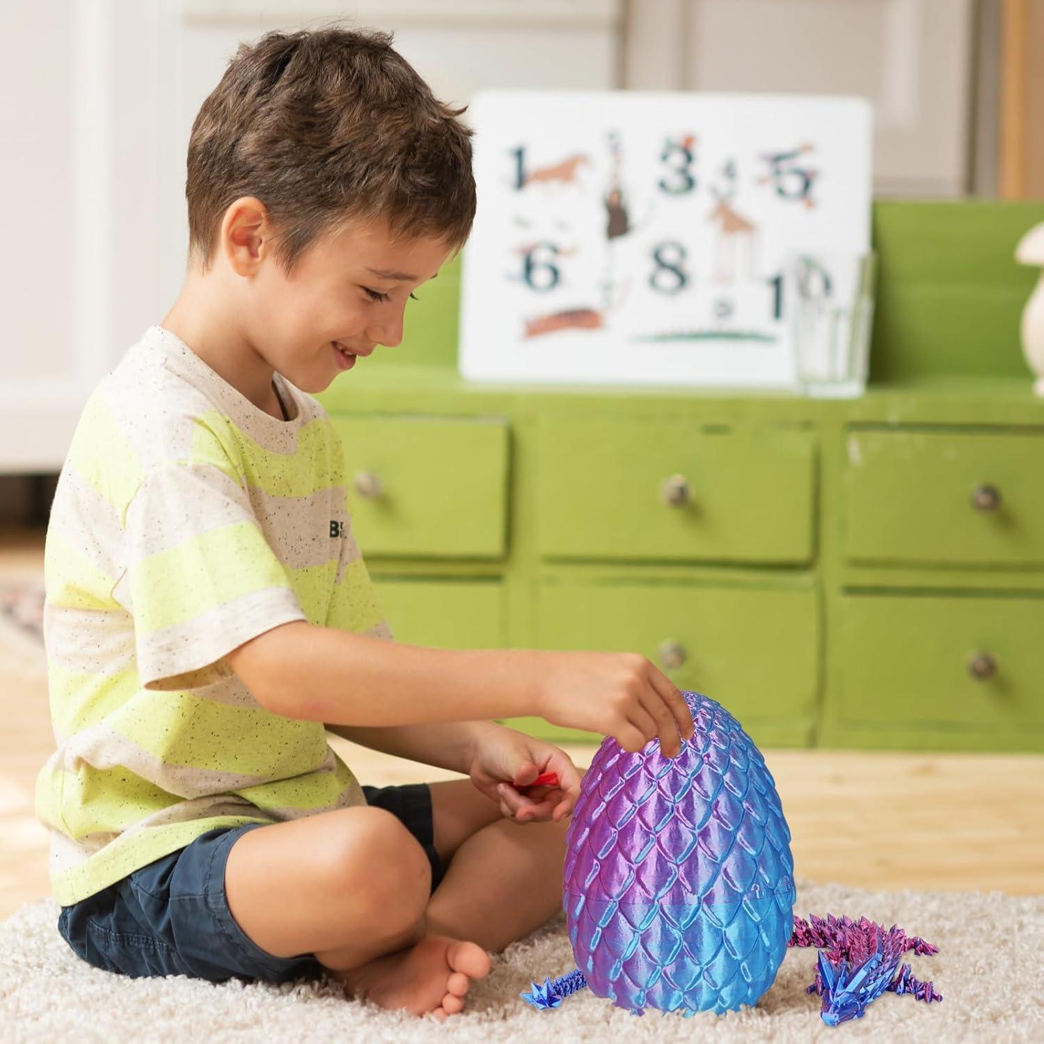 Huevo de Dragón Grande Cinderwing3D Articulado 18 cm