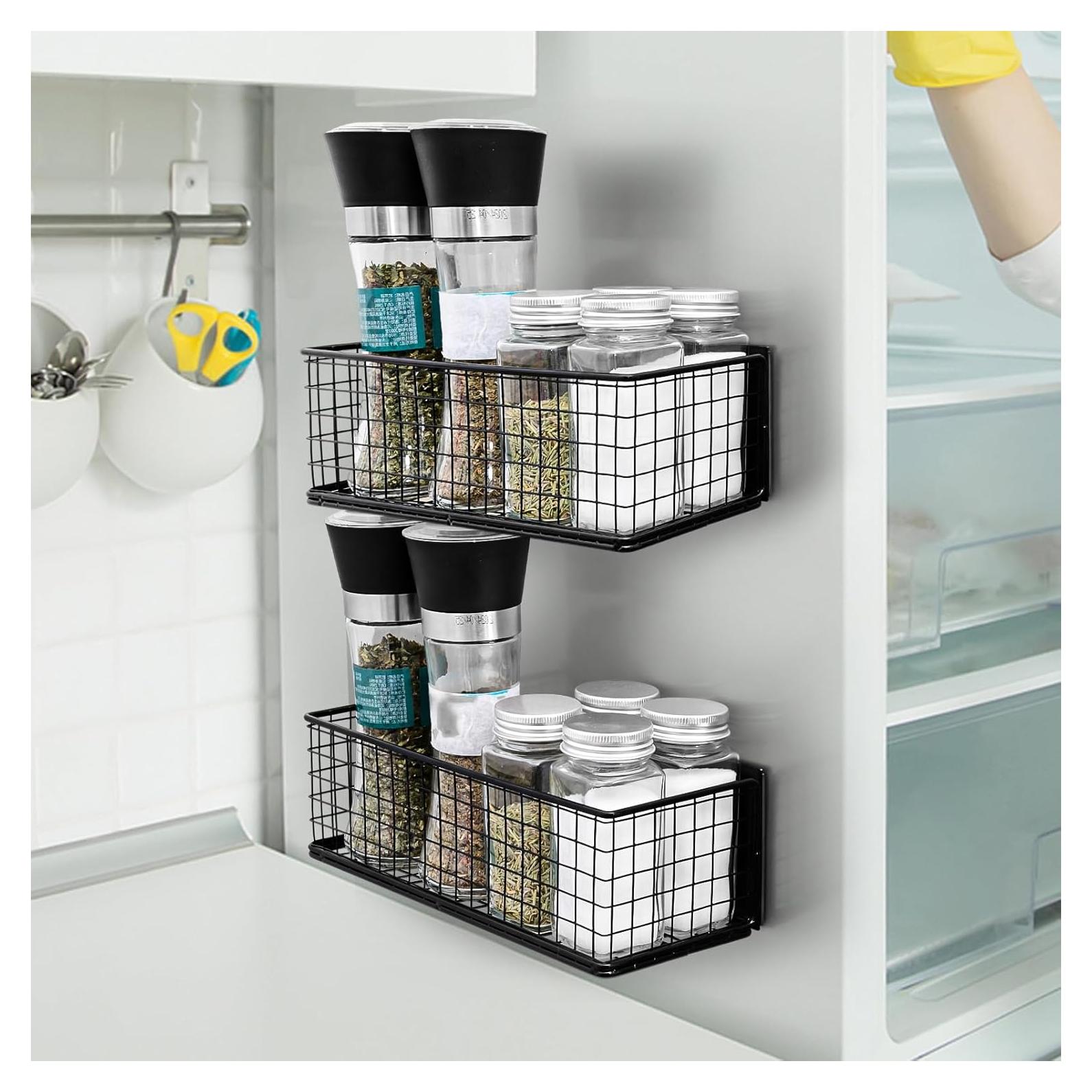 2 Cestas Magnéticas Organizador ONESIXEC para Refrigerador