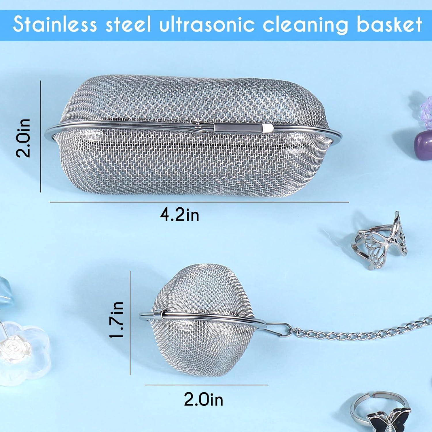 Cesta de Limpieza Ultrasónica AIERSA - 2 Piezas Acero Inoxidable