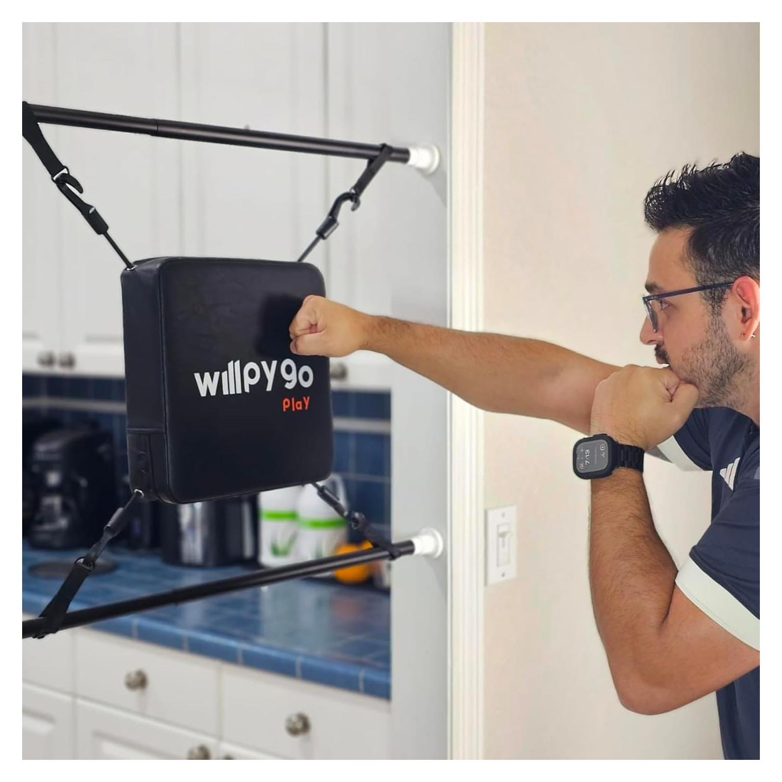 Bolsa de Boxeo de Puerta willpygo 66-91cm Negro Aeróbico