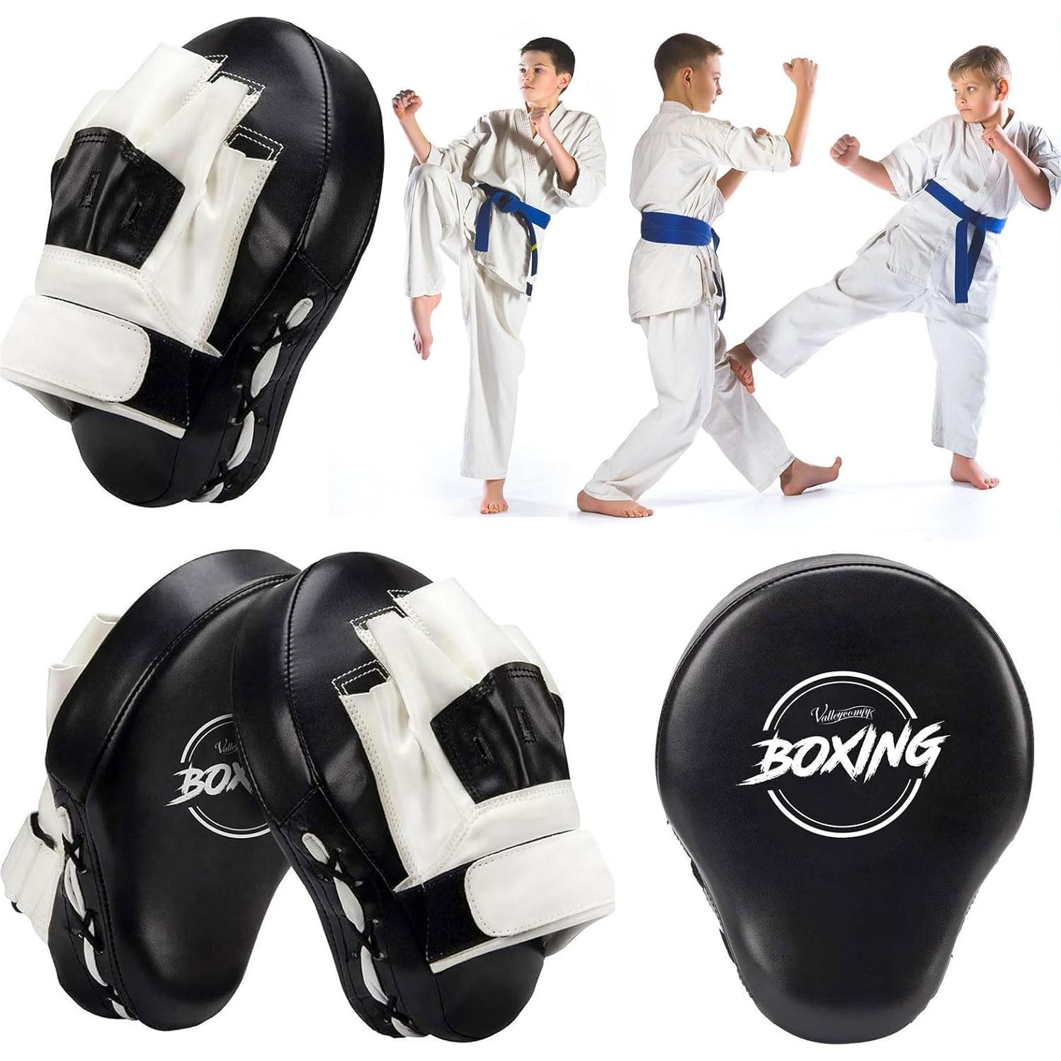 Guantes de Boxeo Valleycomfy - Almohadillas de Entrenamiento