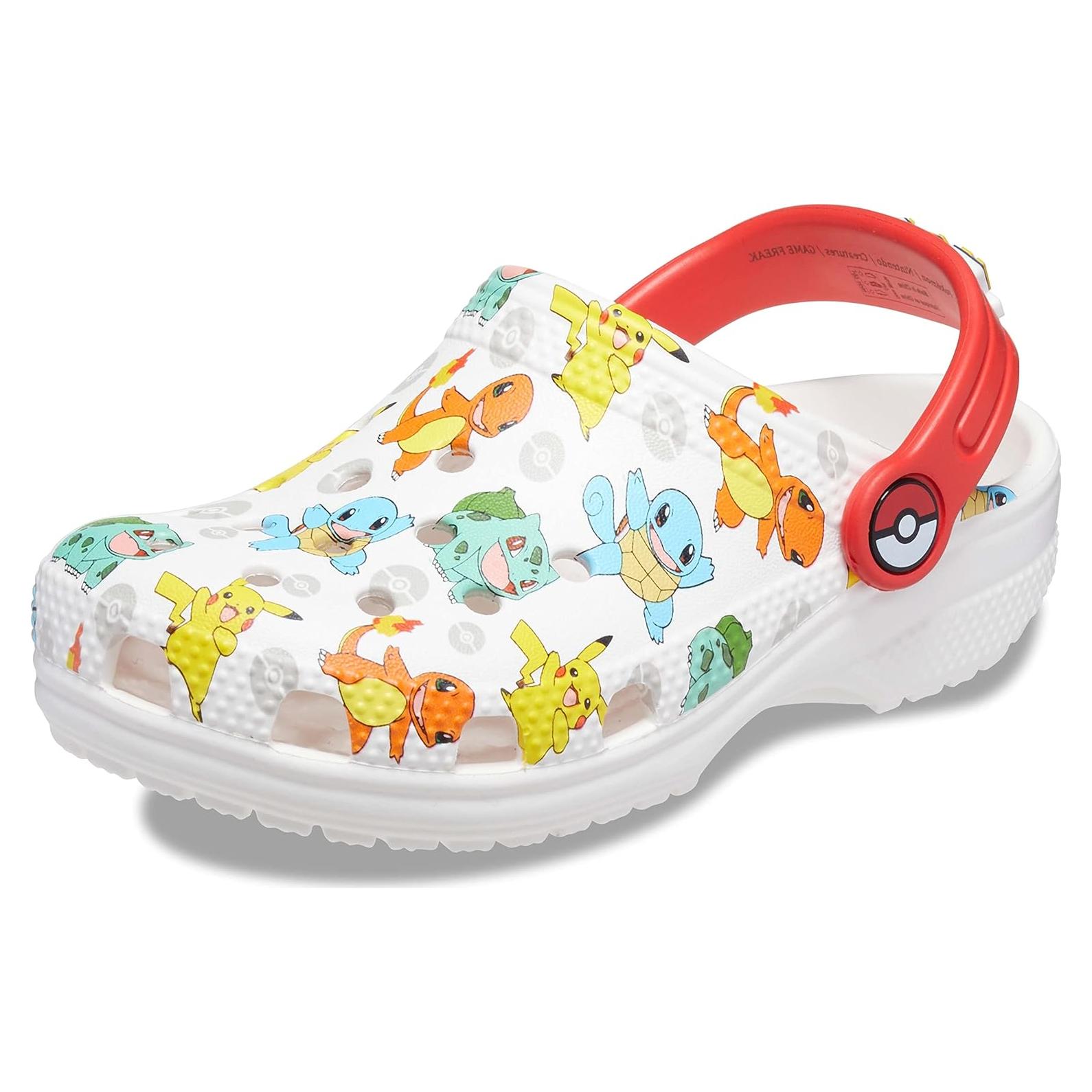 Crocs Unisex Niño Pikachu Classic Clog Blanco/Multi