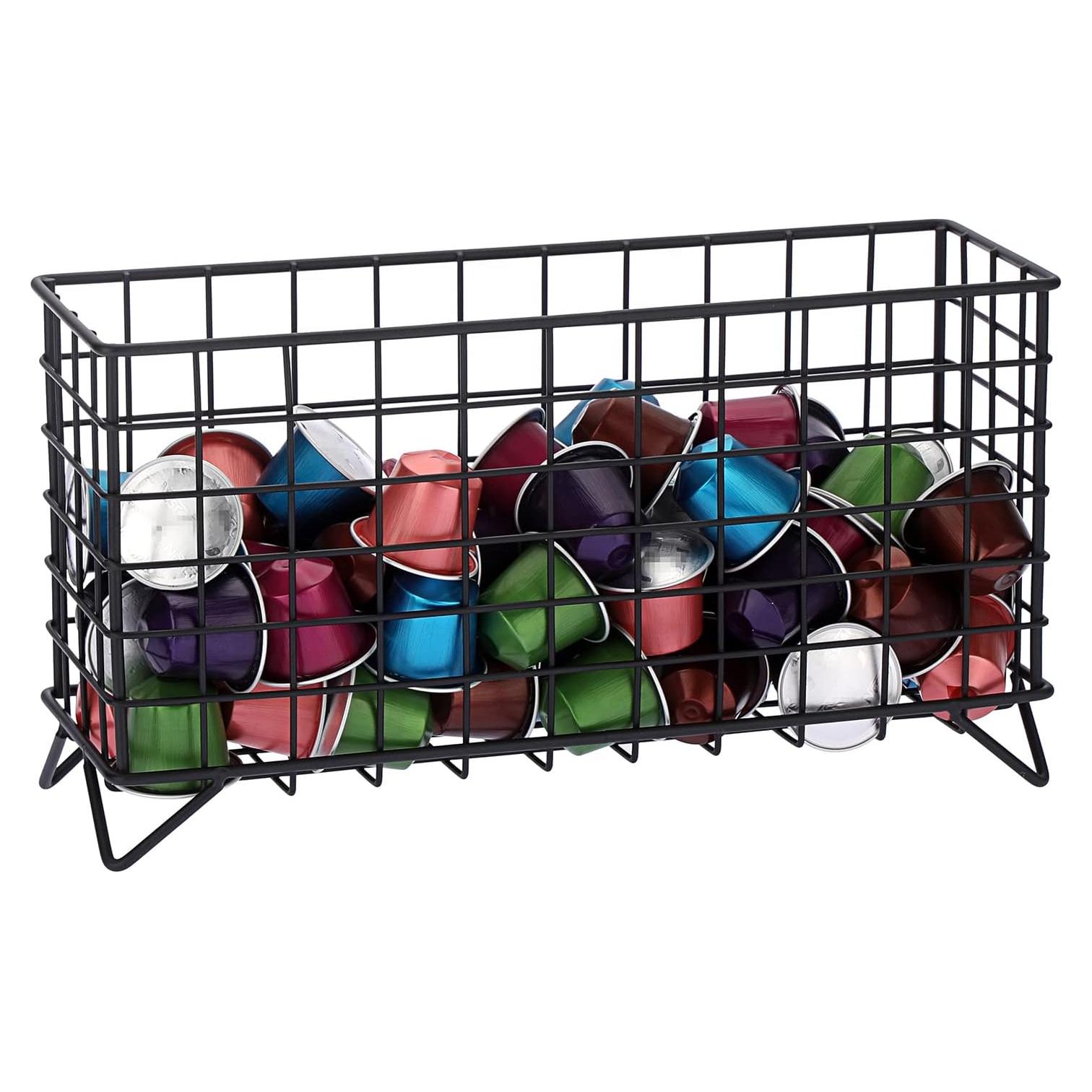 Soporte para cápsulas de café ELLDOO negro mediano 27x9x15 cm