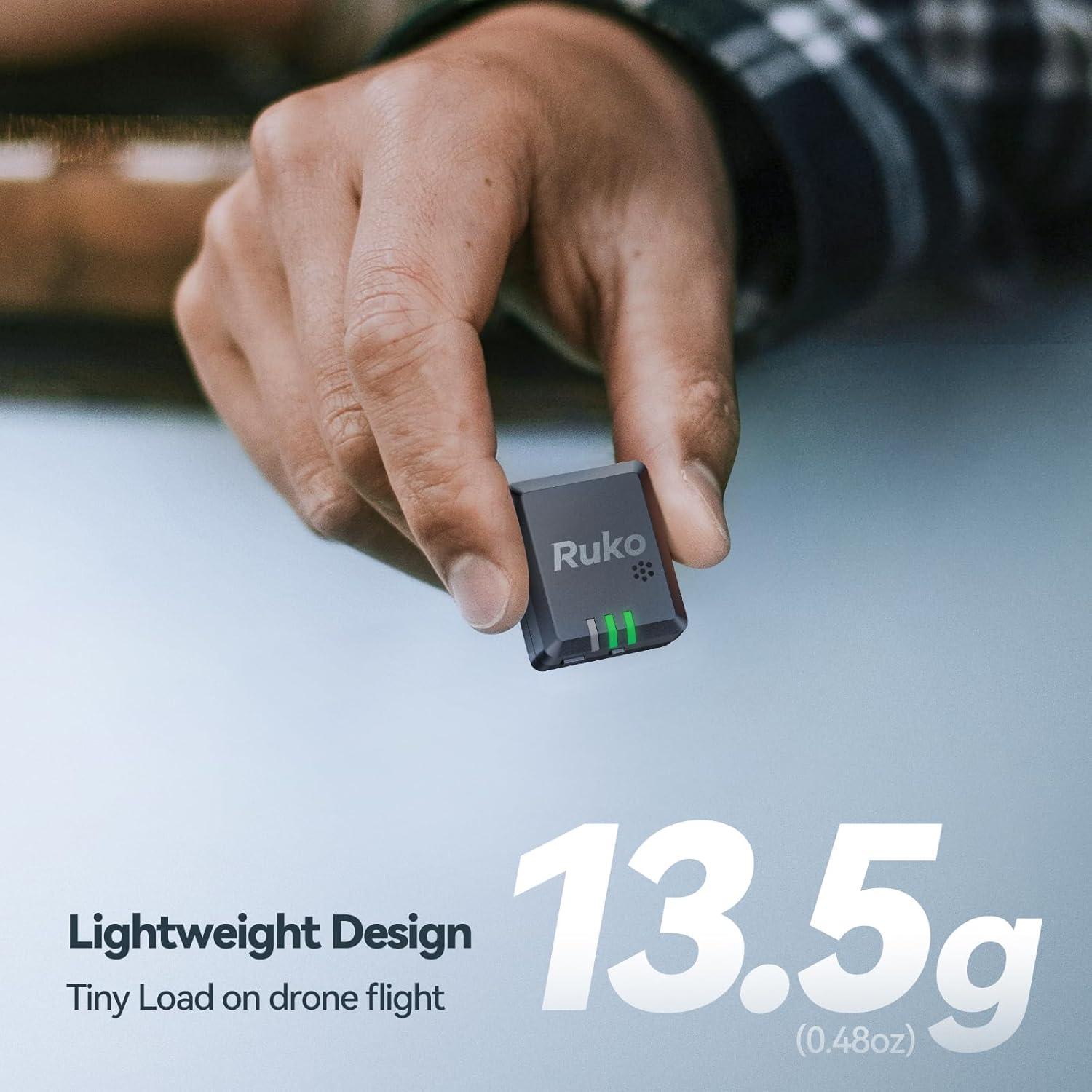 Ruko R111S Rastreador GPS para Drones con Buzzer y Batería