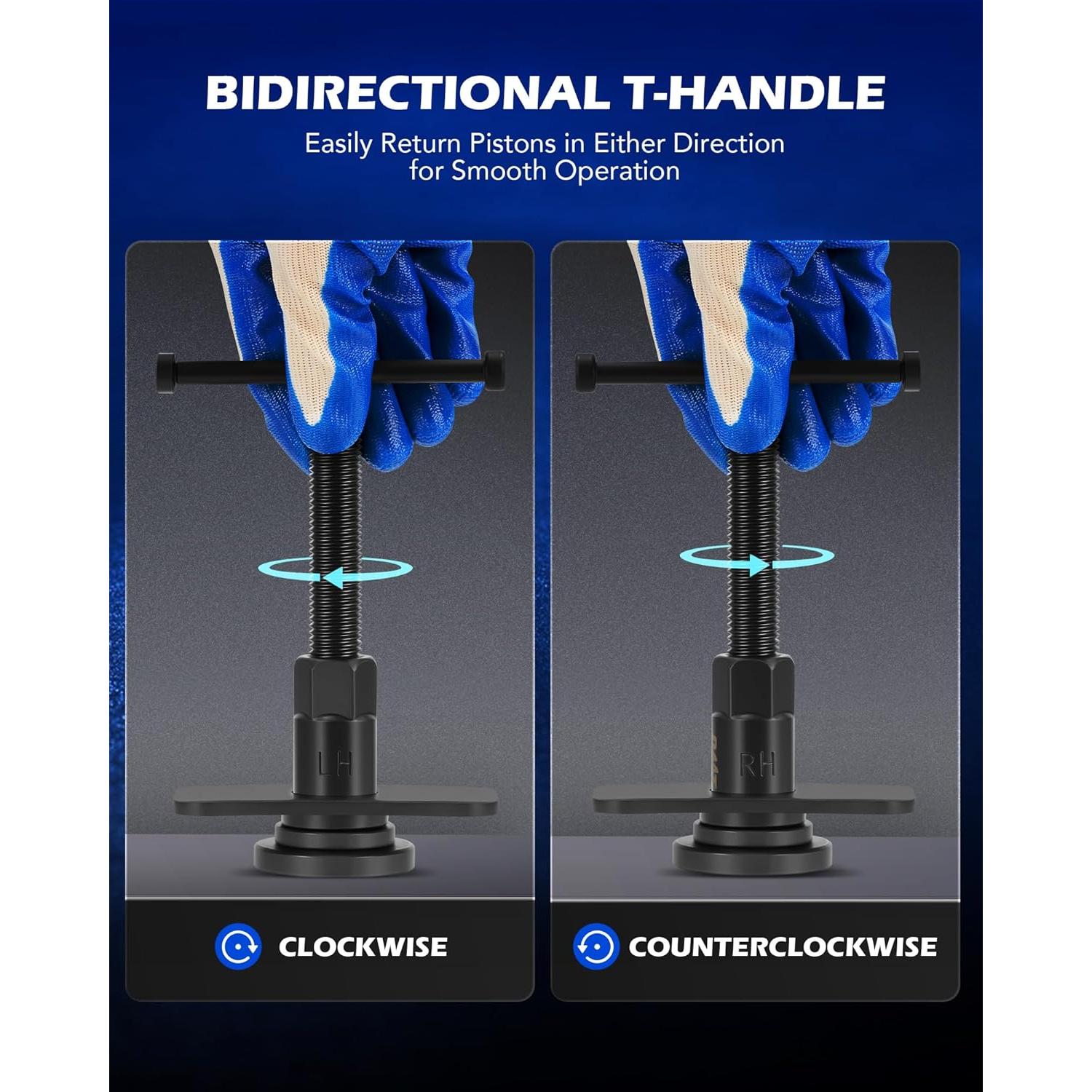 Kit de Herramientas de Compresión de Caliper de Freno Orion Motor Tech - 24 Piezas