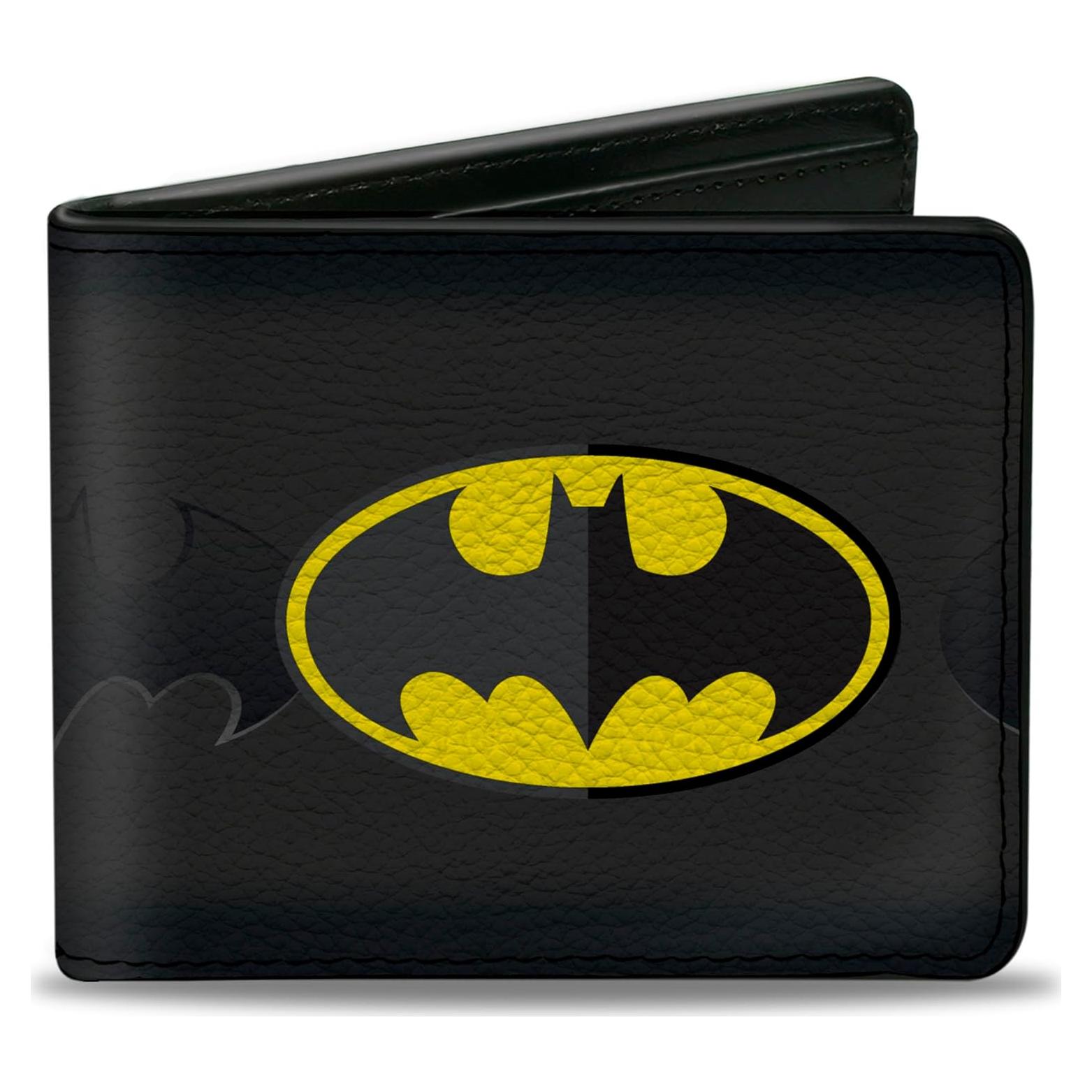 Billetera Bifold Unisex Batman Buckle-Down Cuero Vegano