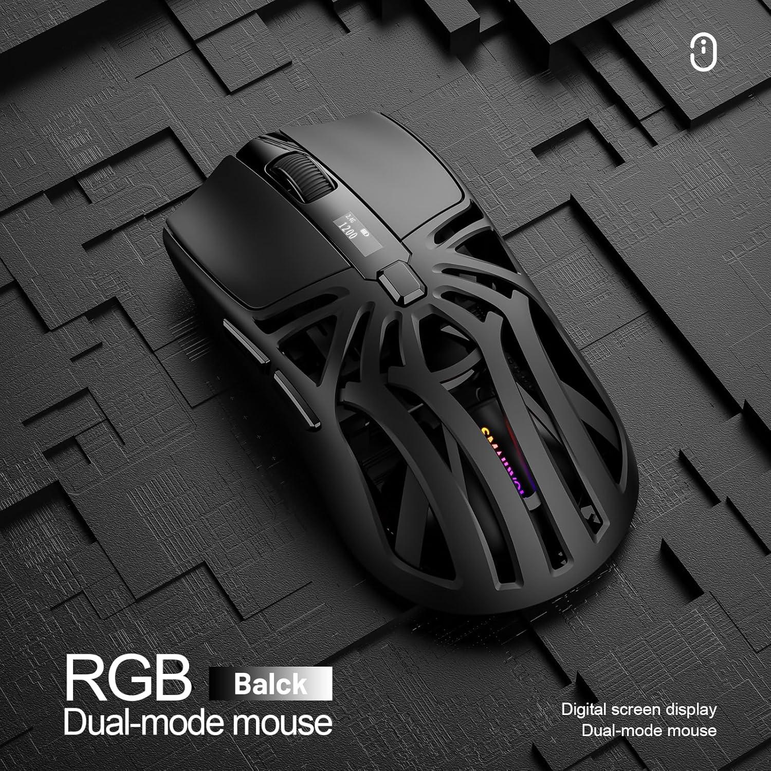 Ratón Gaming Inalámbrico Attoe SML-YXSB-01F 10000 DPI RGB