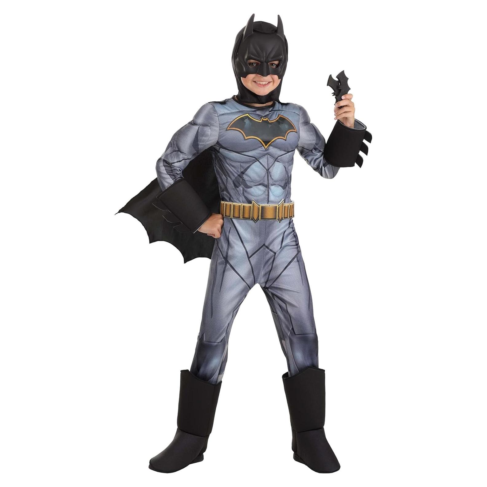 Disfraz Batman Deluxe para Niños Fun Costumes 3-6 Años