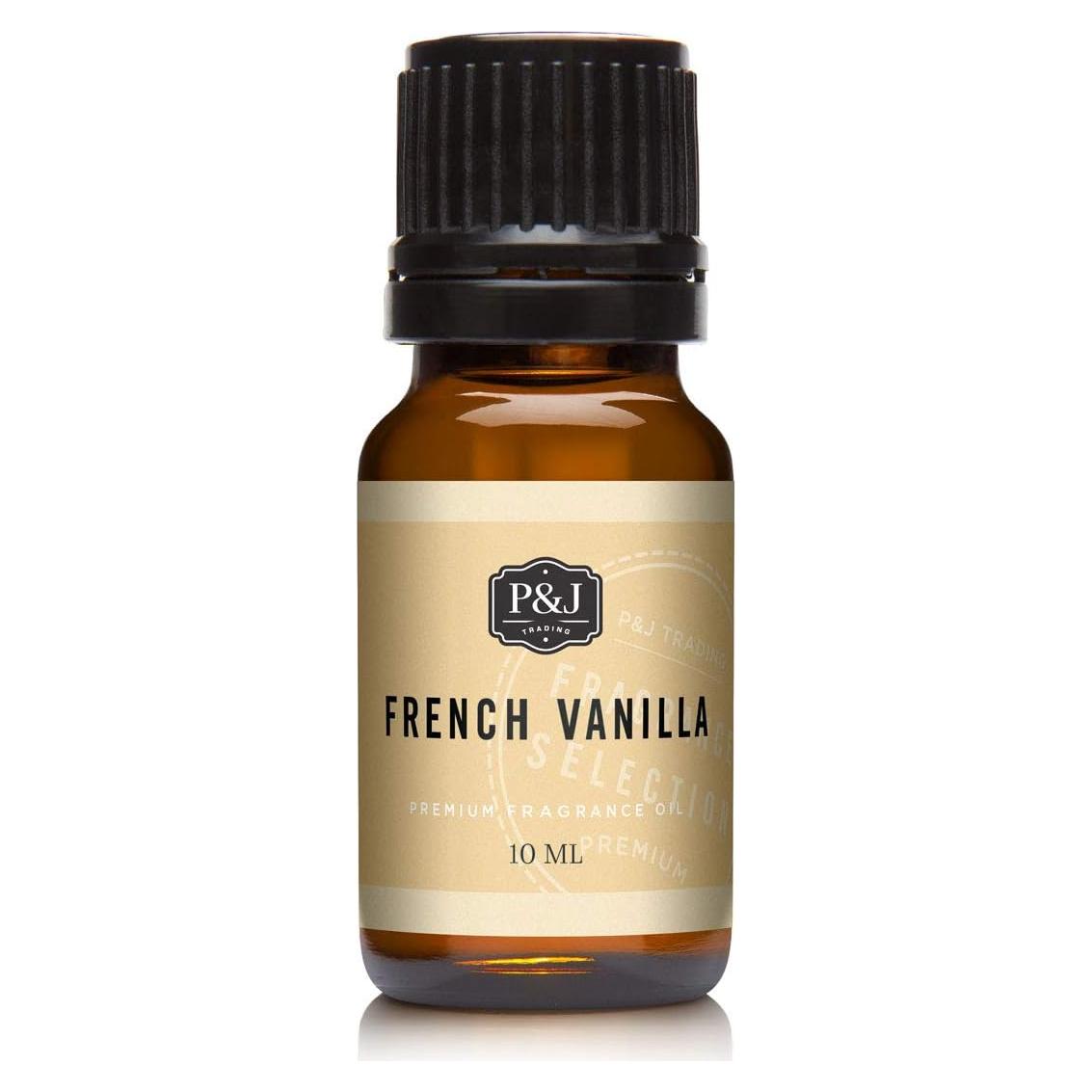 Aceite de Fragancia P&J Vainilla Francesa 10ml para Velas y Jabones