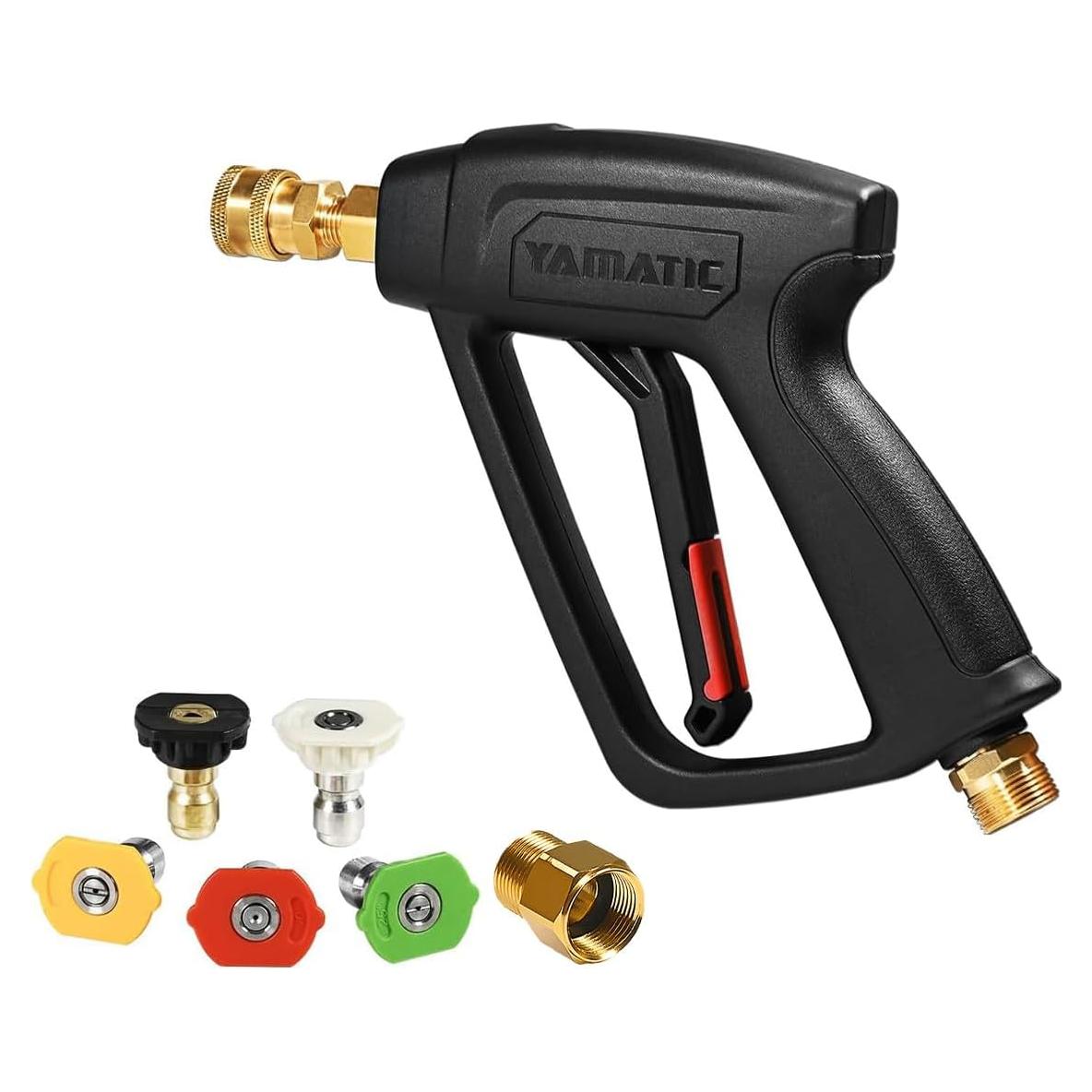 Pistola de Lavado a Presión YAMATIC Corta 4000 PSI M22
