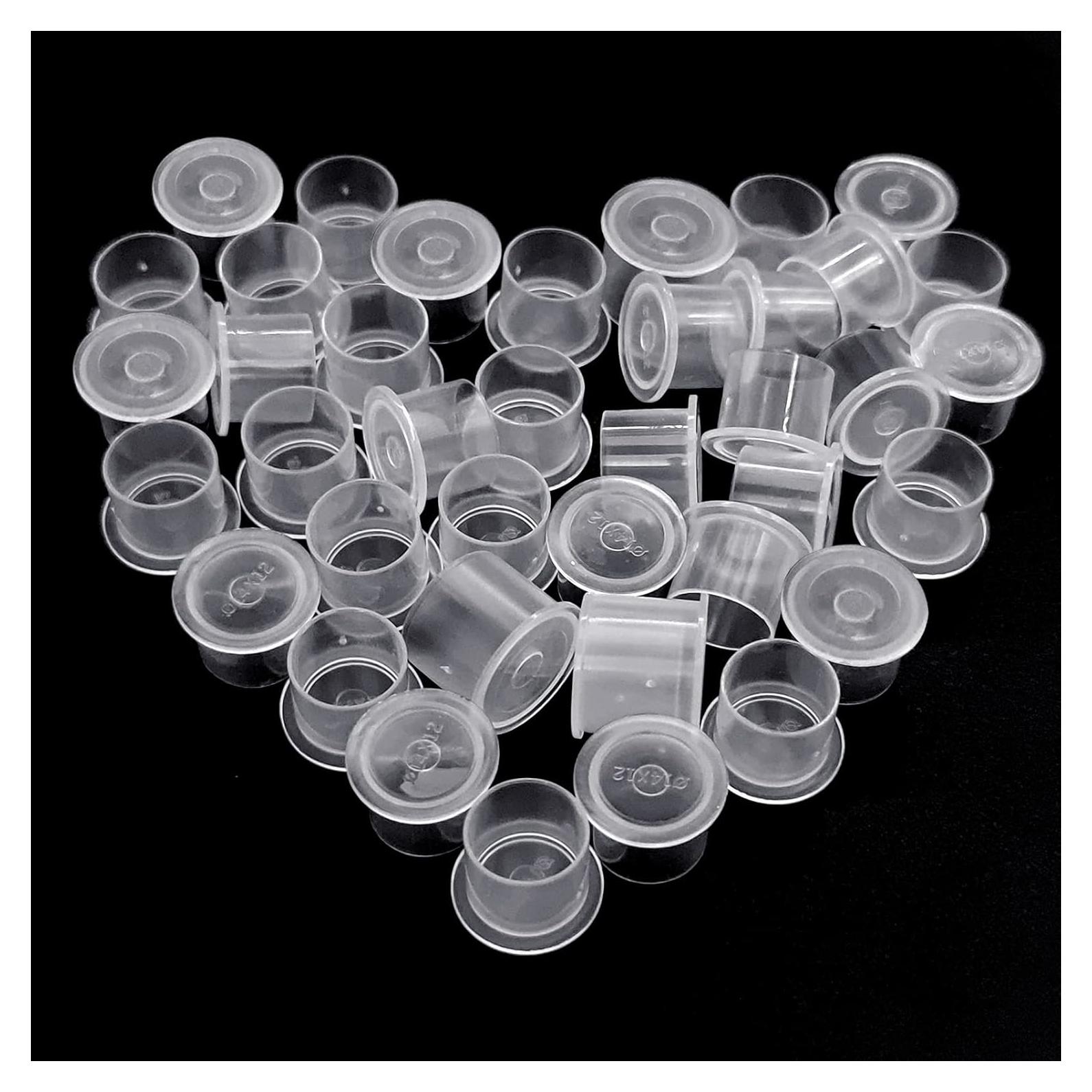 Tazas de Tinta para Tatuajes Hatonseyan 300pcs Medianas Desechables