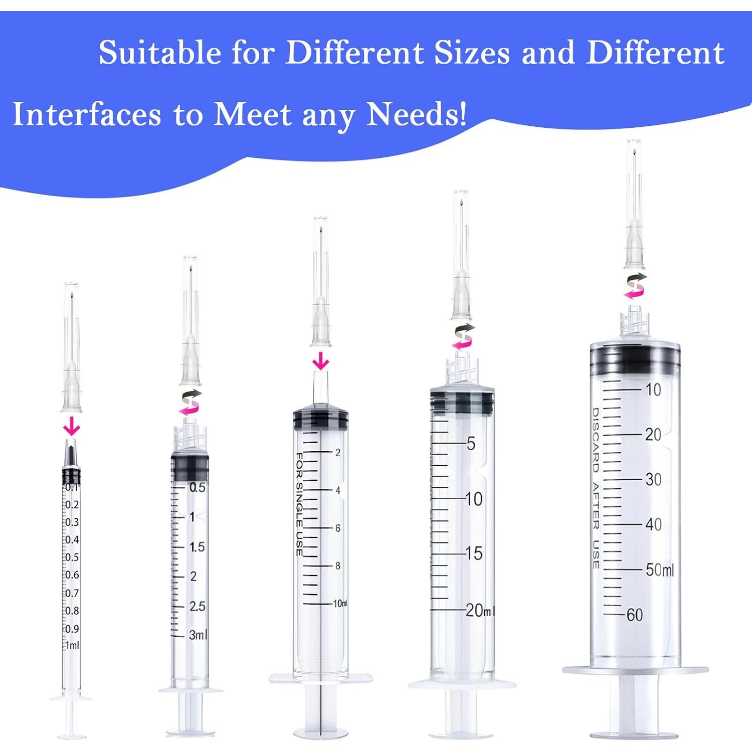 100 Agujas 16Ga 32mm Luer Lock JIAYOUSHOT para Inyección