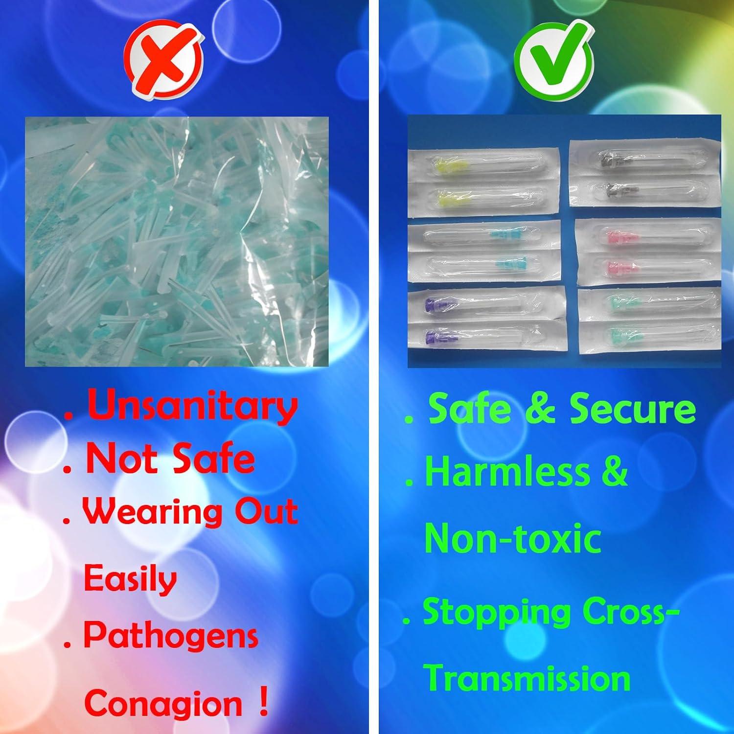 100 Agujas 16Ga 32mm Luer Lock JIAYOUSHOT para Inyección