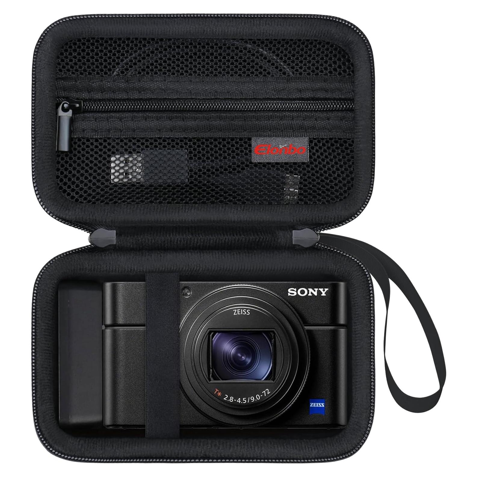 Funda de Transporte para Cámara Sony RX100 - Elonbo, Negra