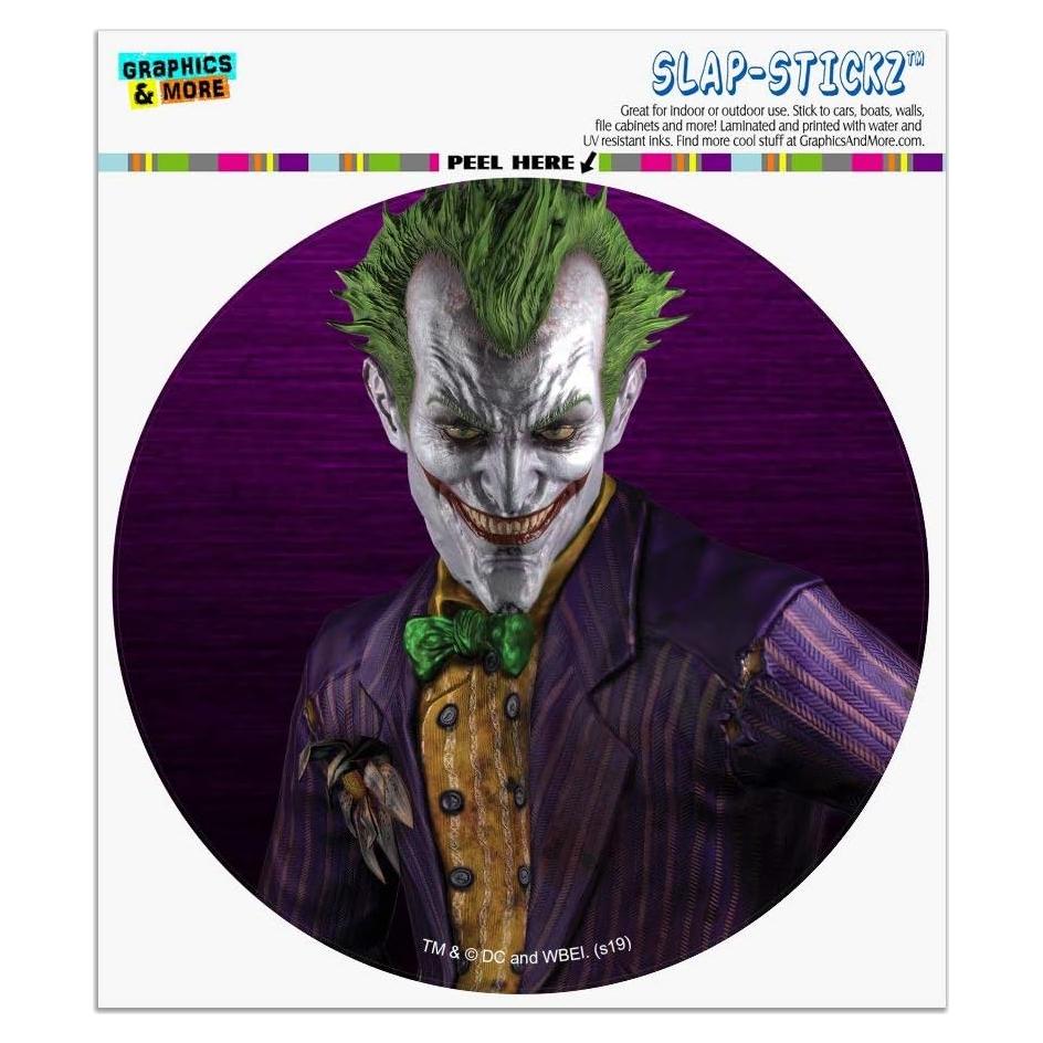 Calcomanía Batman Arkham Asylum 14 cm Vinilo Gráfico