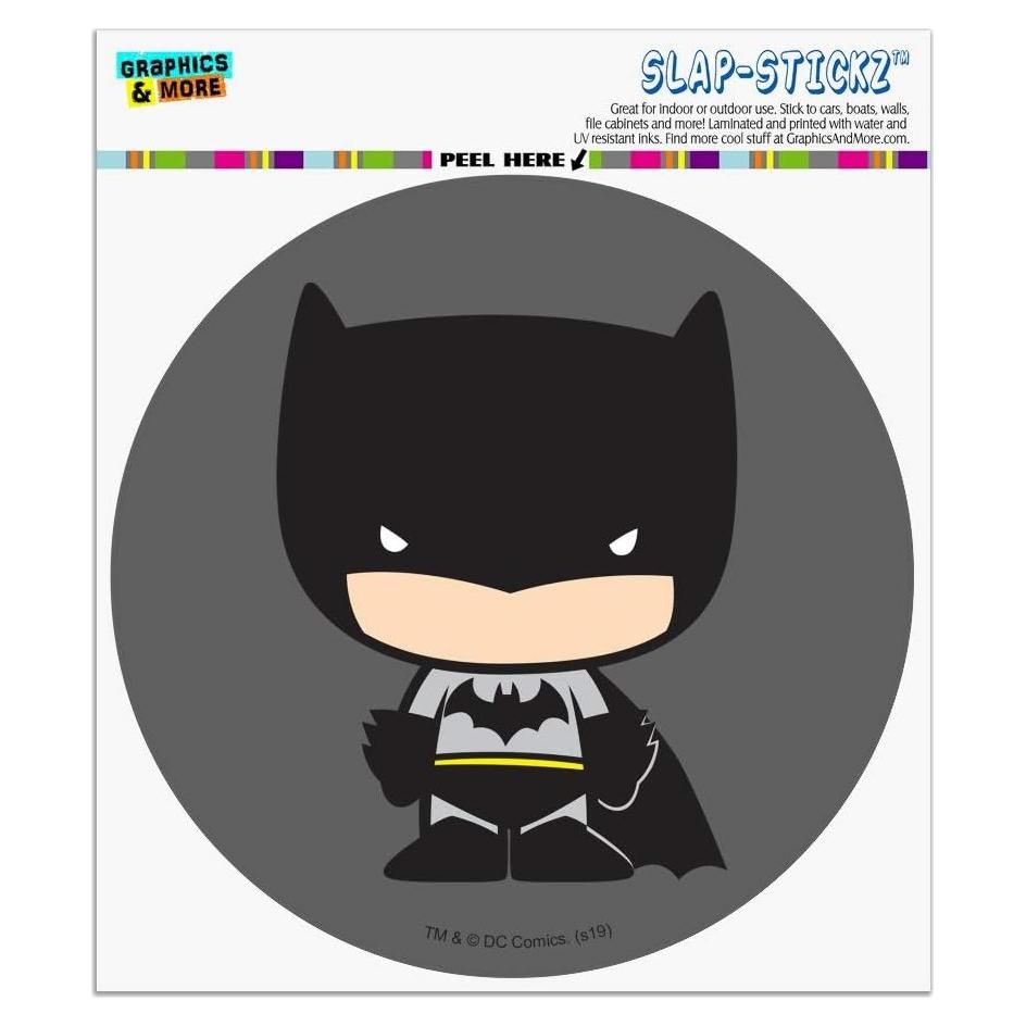 Sticker Batman Chibi 14 cm Vinilo Gráfico y Más