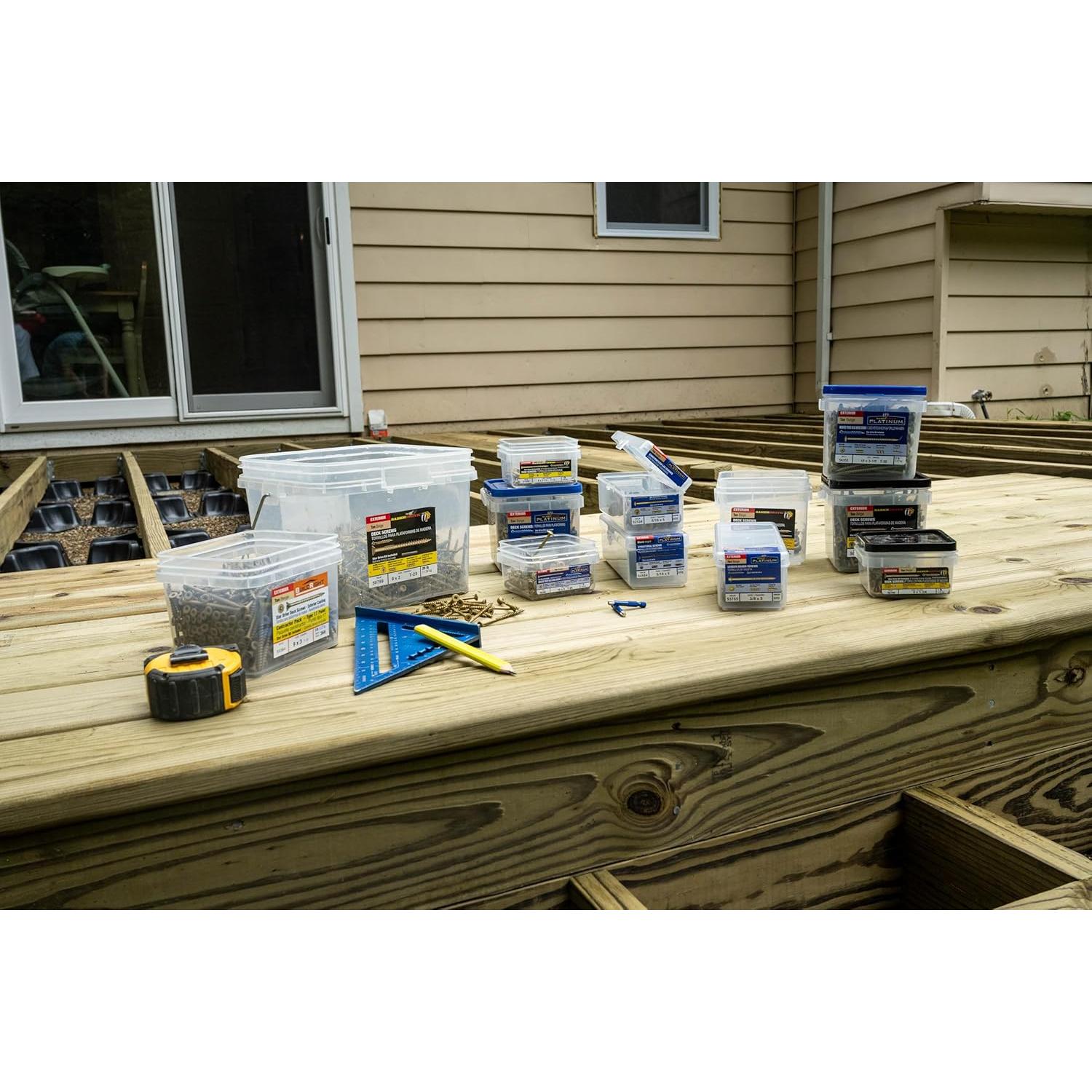 Tornillos autorroscantes Saberdrive 1/4" x 5.08 cm - 223 piezas