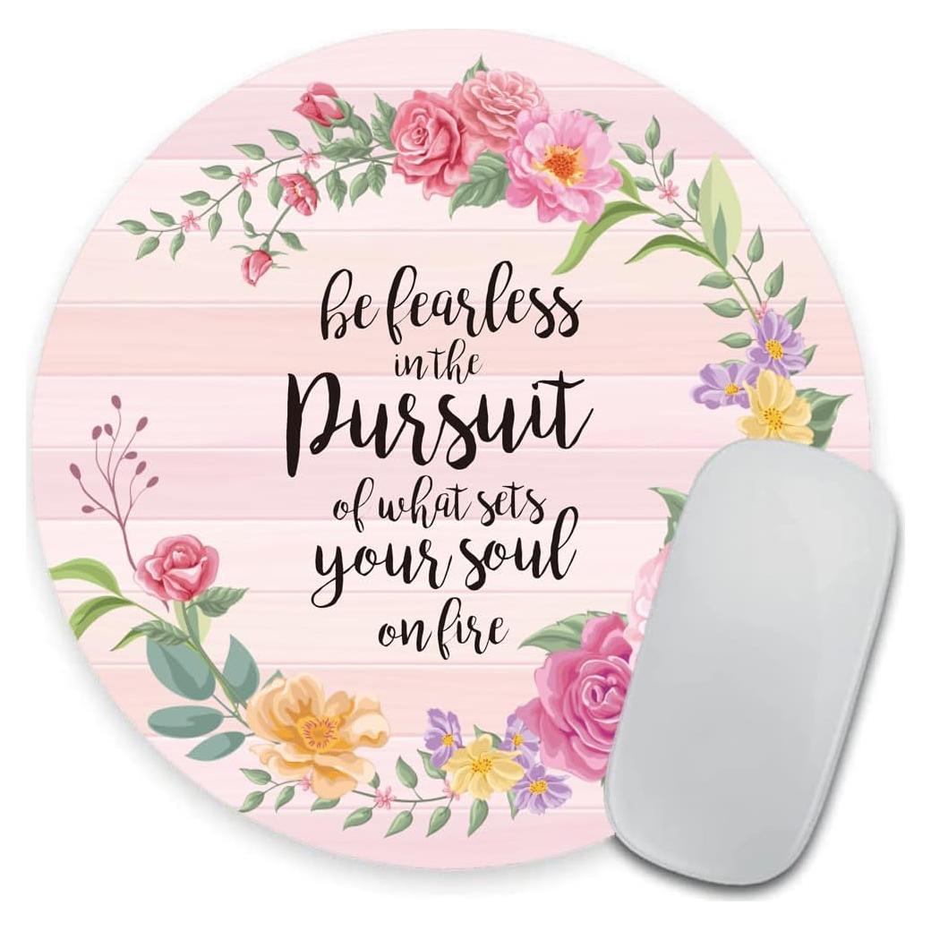 Alfombrilla de Ratón FNGHK 22x22cm Antideslizante Motivacional