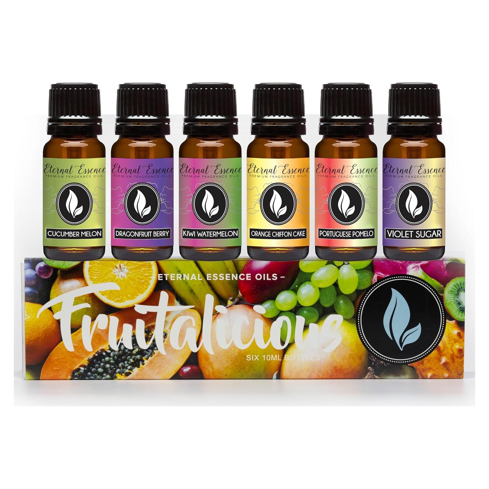Set de 6 Aceites Aromáticos Fruitalicious Eternal Essence 10ml