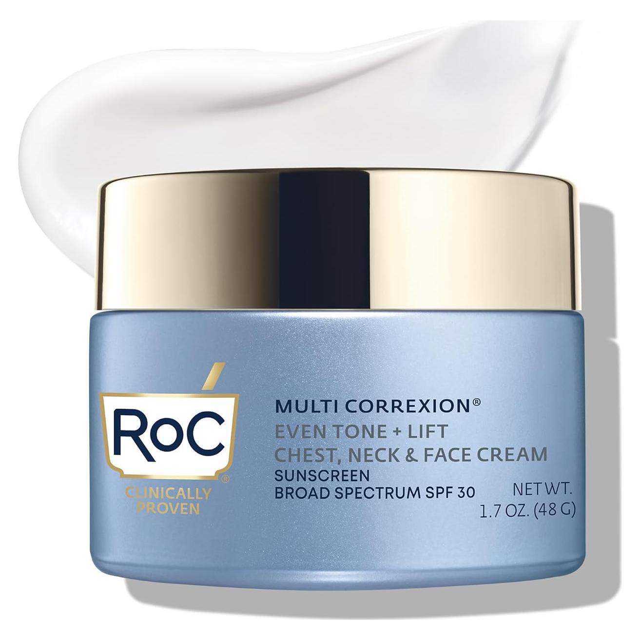 Crema Hidratante RoC 5 en 1 para Cuello y Cara SPF 30