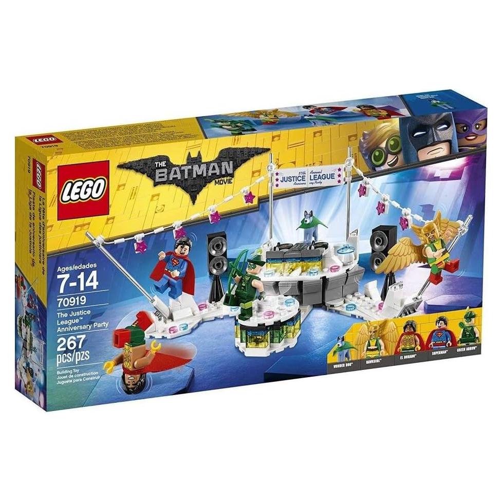 LEGO Batman Movie Fiesta Aniversario Liga Justicia 70919 267 Piezas