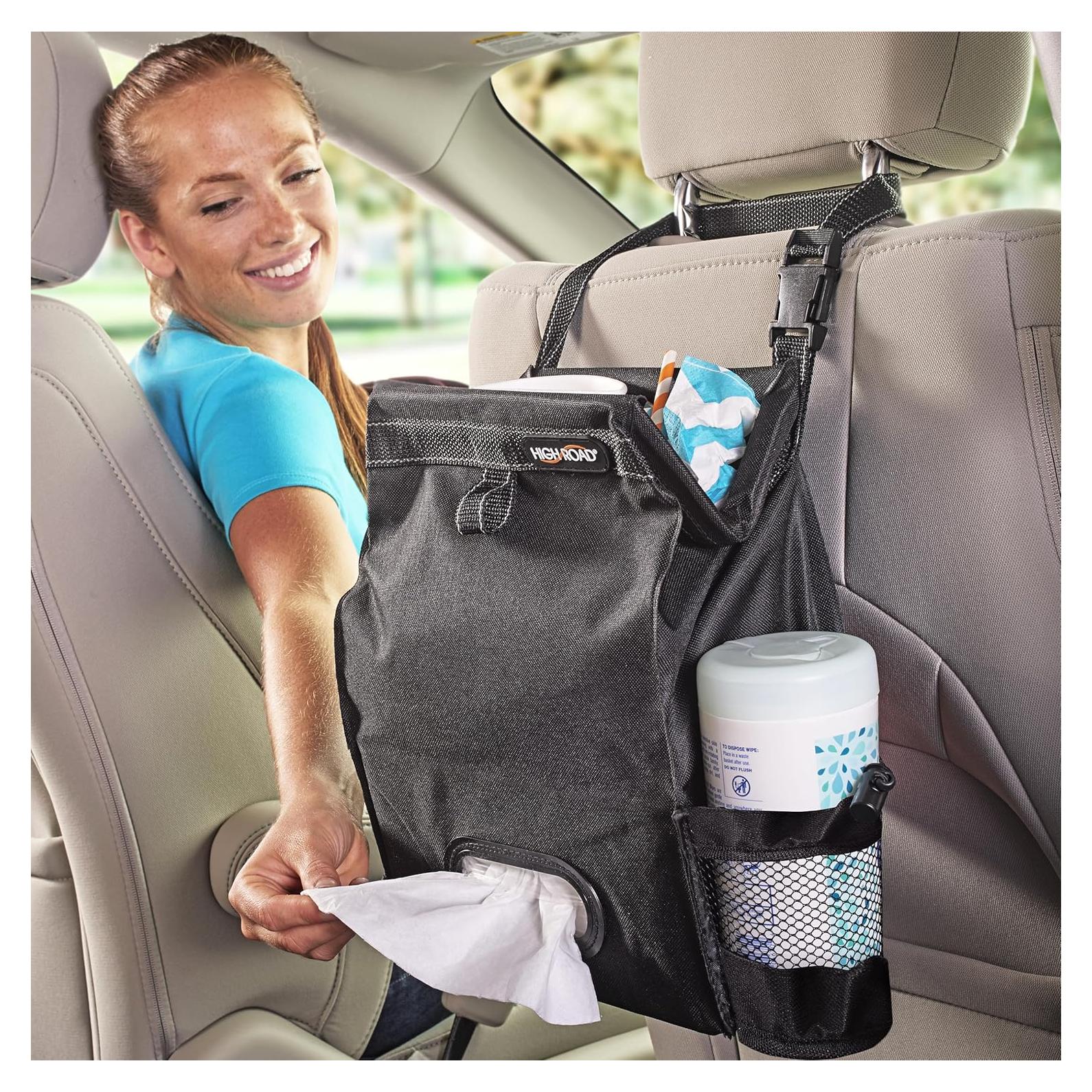 Organizador de Asiento Trasero High Road Negro - Basurero 2 Galones