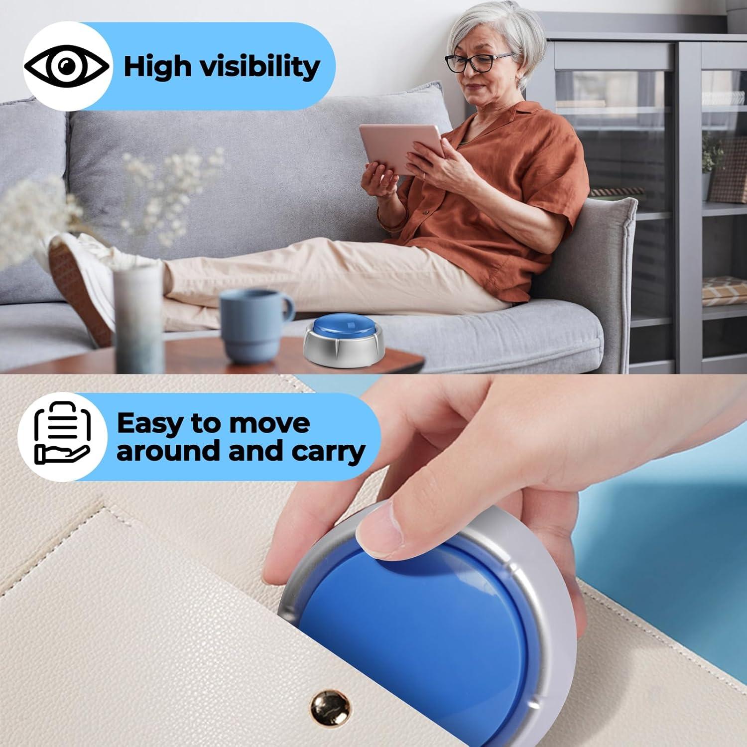 Reloj Despertador Hablante Awaiymi Azul Cielo para Ciegos