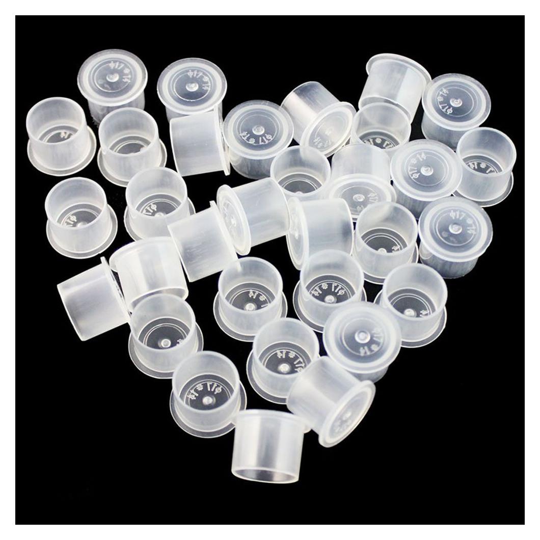 Tapa de Tinta para Tatuajes Yuelong 1000 Pcs 11mm Desechables