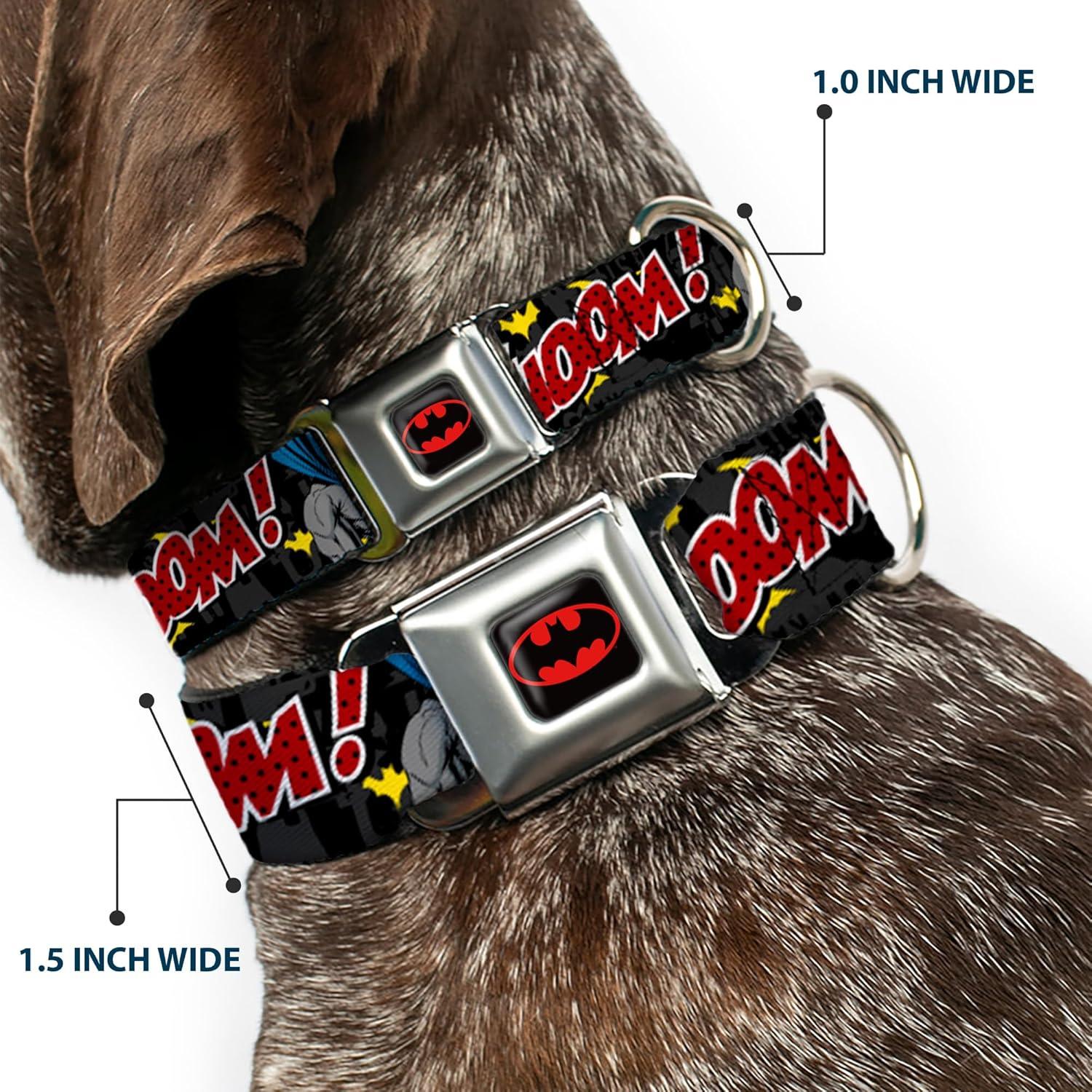 Collar de Perro Grande Buckle-Down Batman 3.81 cm Ancho