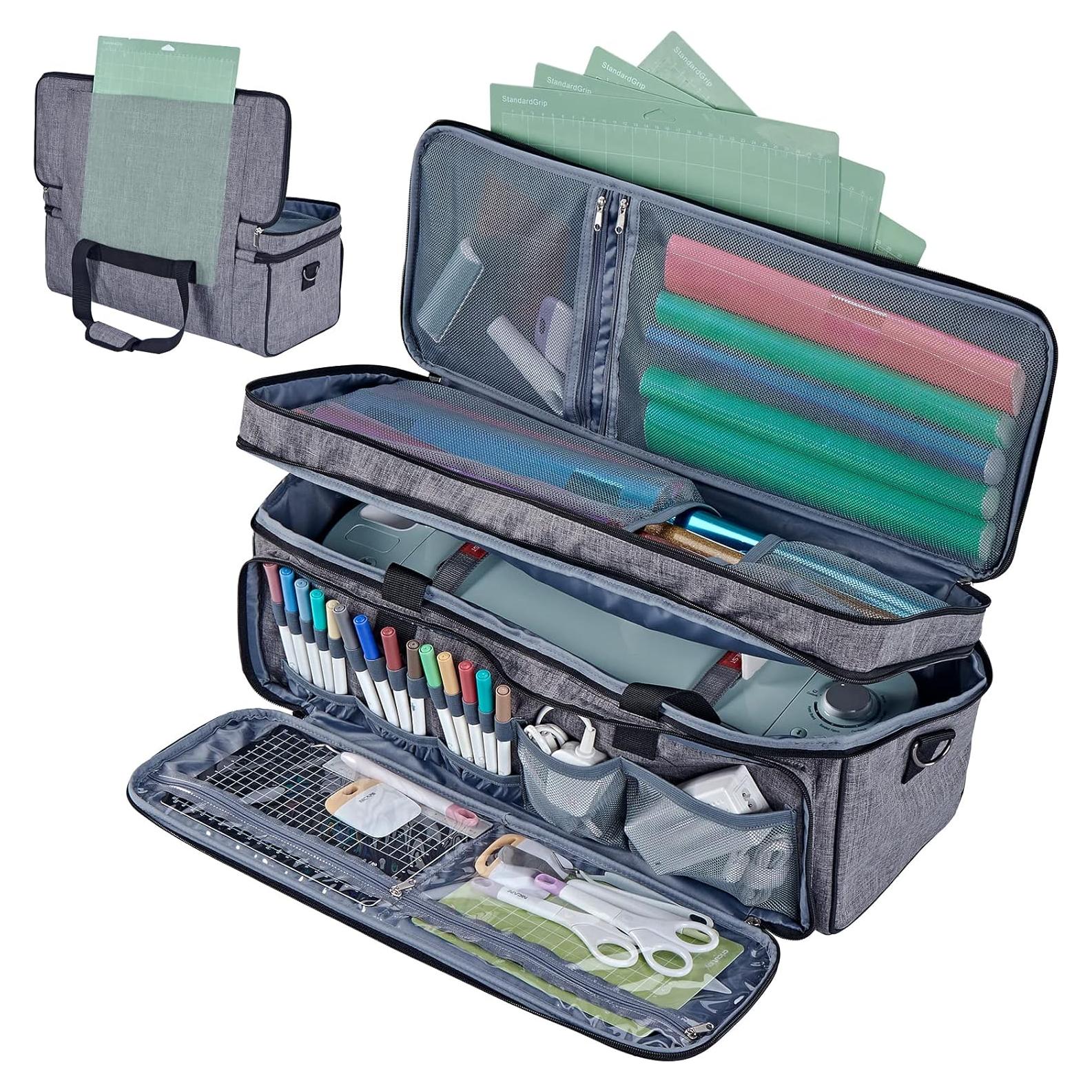 Funda Doble Capa HOMEST para Cricut Maker 3 y Explore 3, Gris