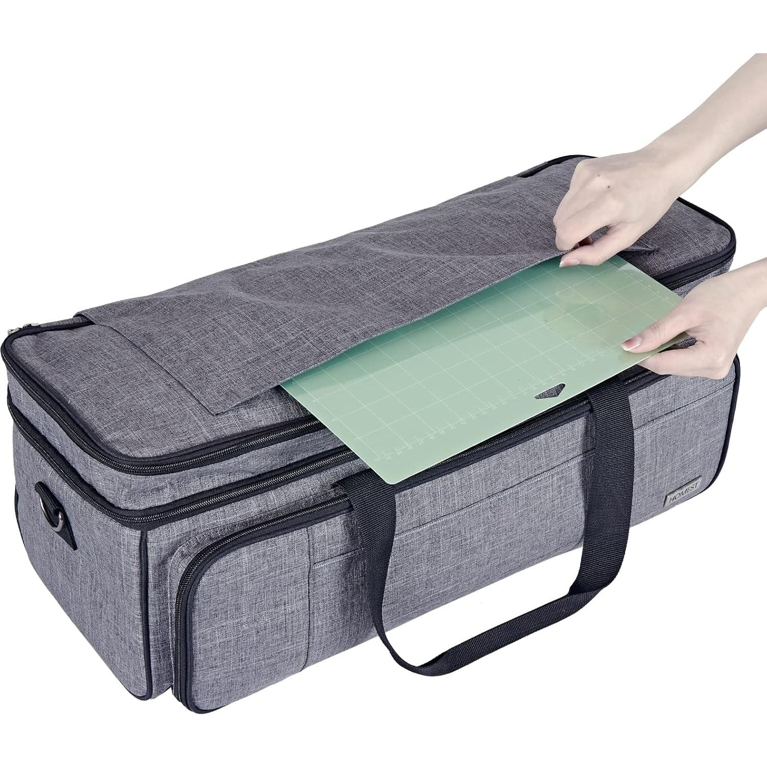 Funda Doble Capa HOMEST para Cricut Maker 3 y Explore 3, Gris