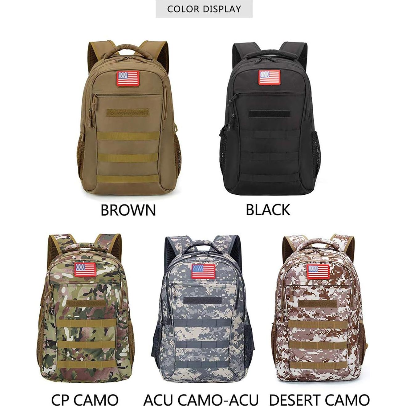 Mochila Camo 4land 40L para Niños con Puerto USB